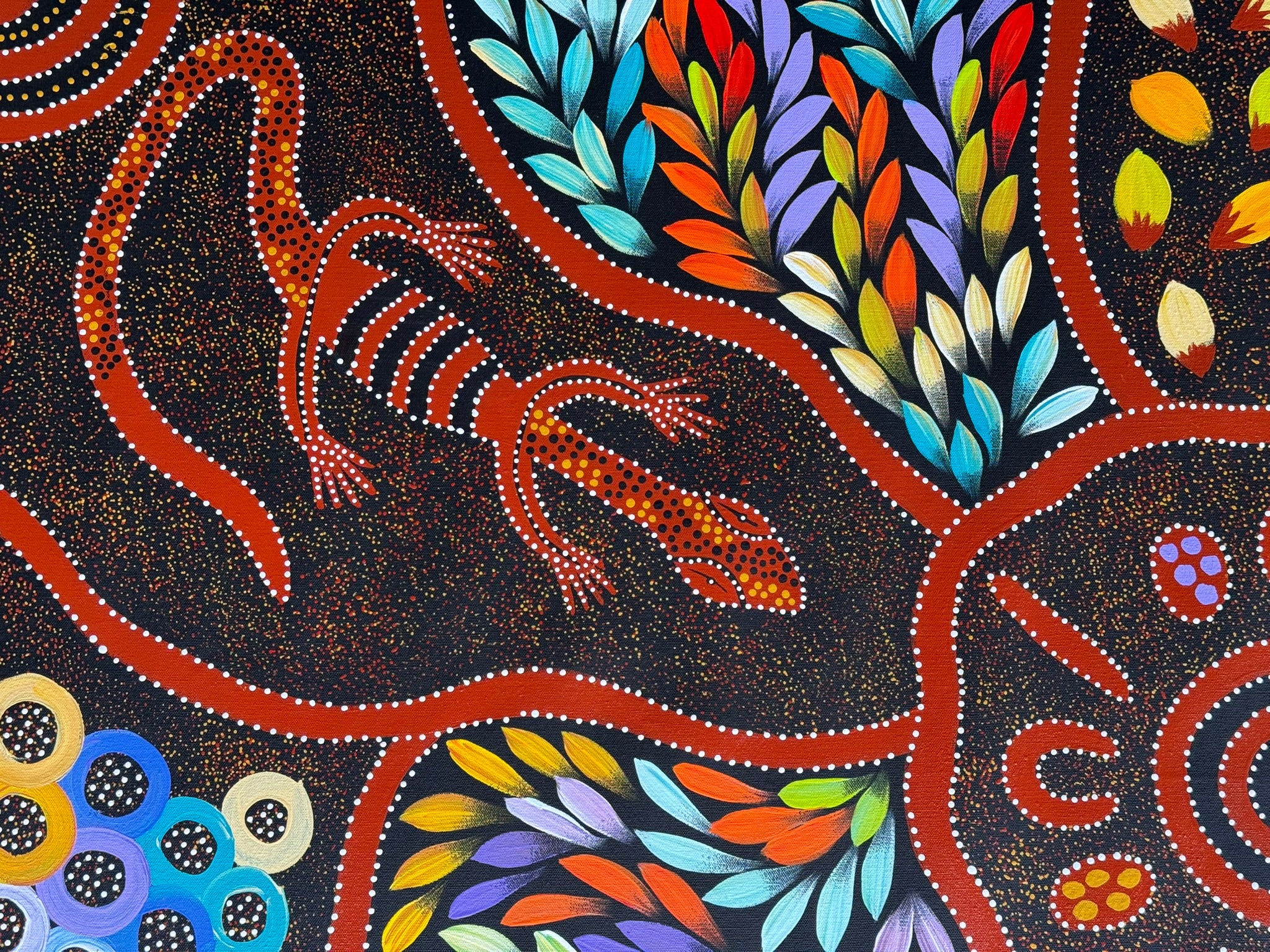 Jacinta Numina Waugh - Women Collecting Bush Tuckers .38-1