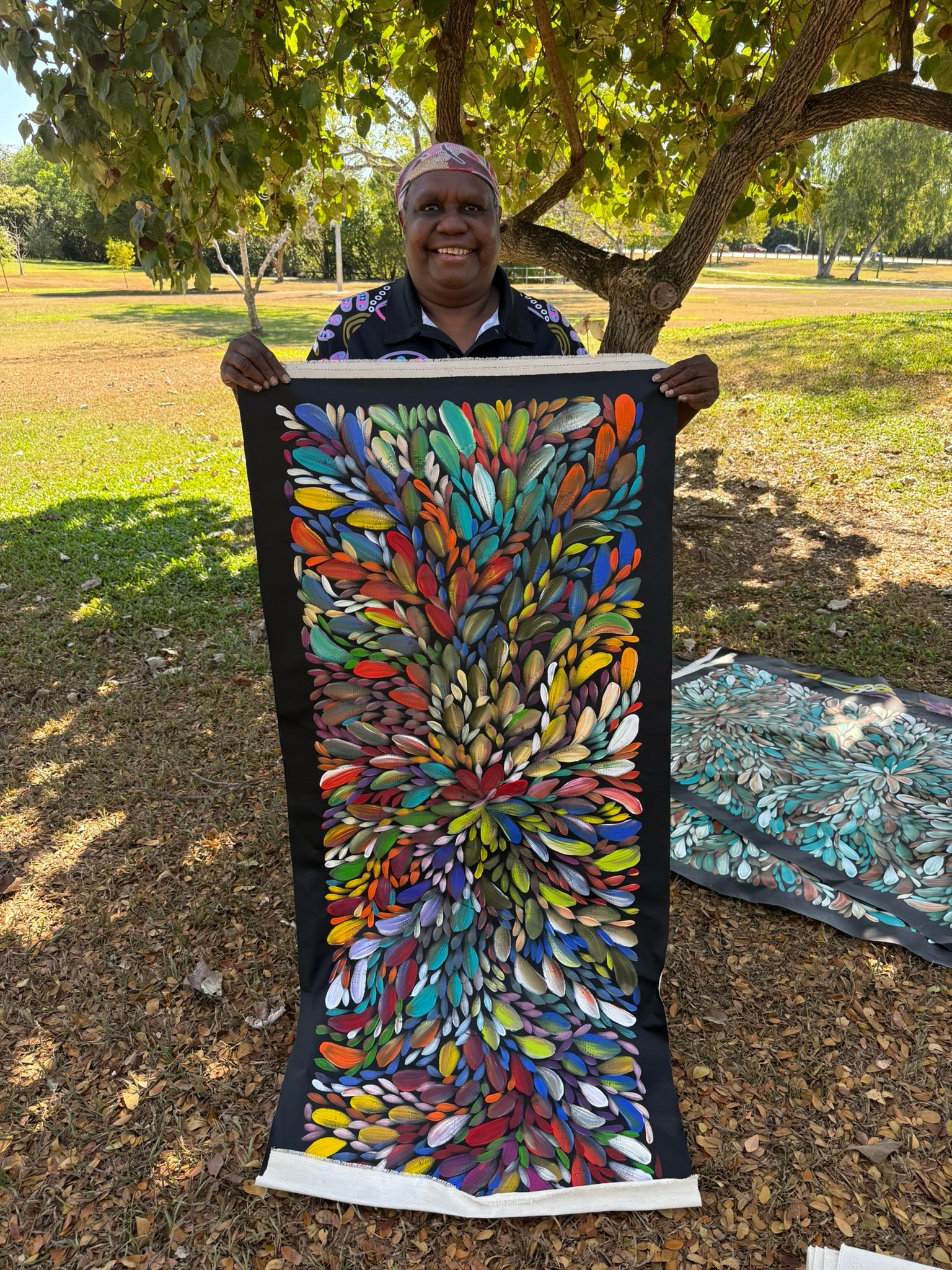 Louise Numina Napananka - Bush Medicine Leaves .65-11