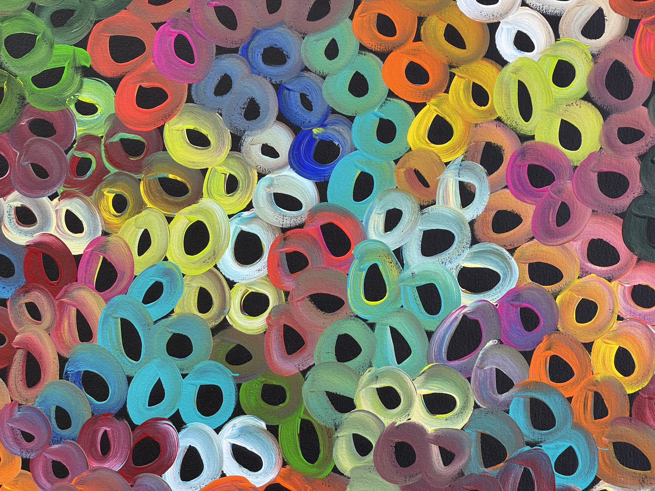 Louise Numina Napananka - Bush Melon - 140x95cm .58-6