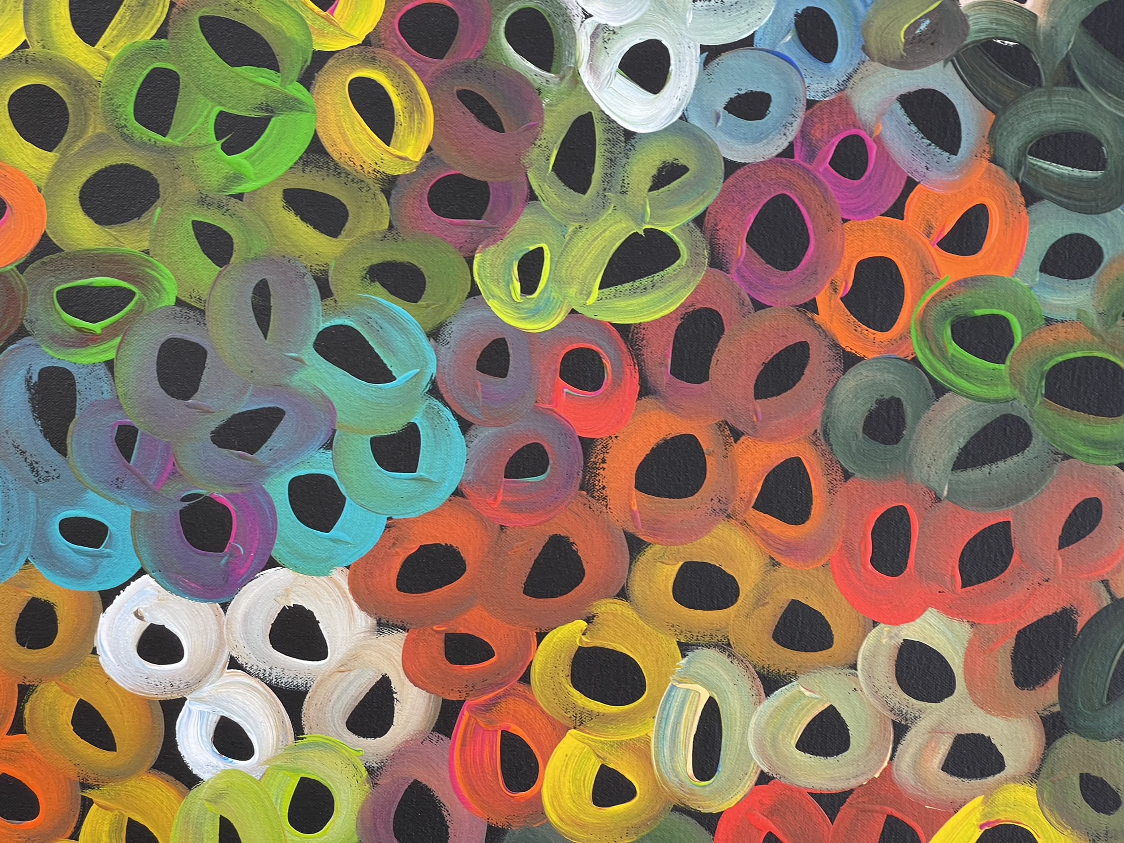 Louise Numina Napananka - Bush Melon - 140x95cm .58-6