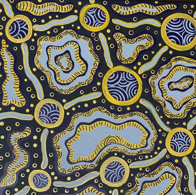 Deidre Burgoyne Rosier - Water and Dreaming Tracks .62-19 *pre-stretched*