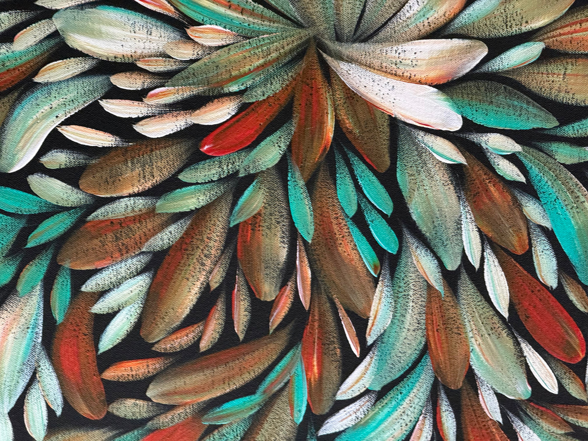 Louise Numina Napananka - Bush Medicine Leaves .31-10