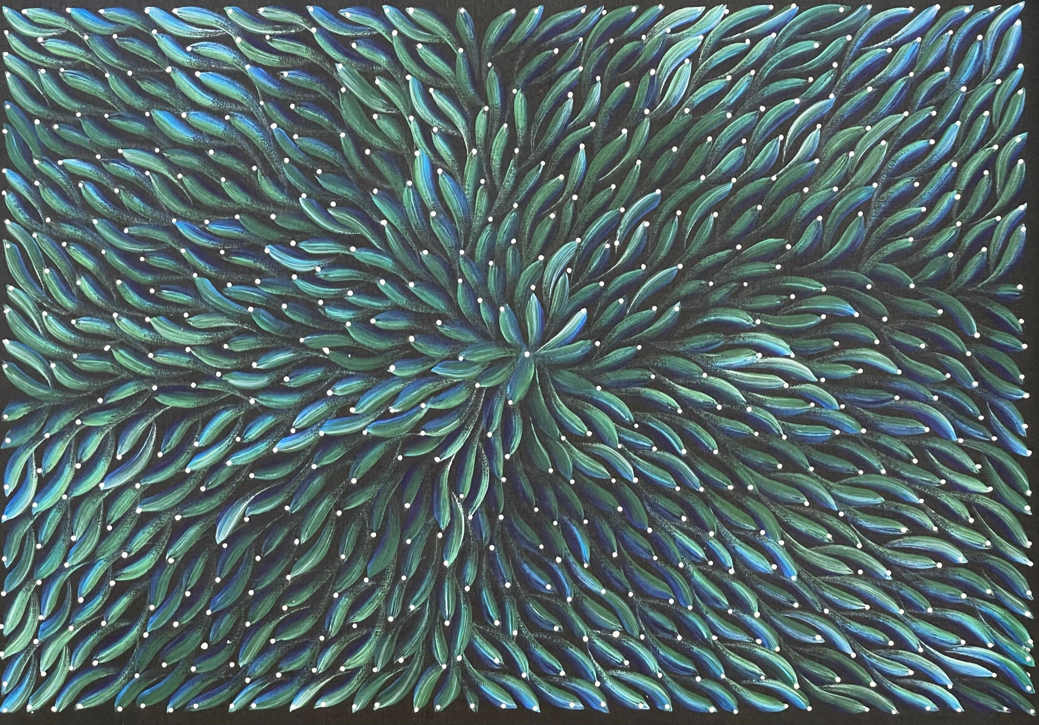 Maryanne Gibson - Bush Medicine Bush Seeds - 72x49cm 56-10