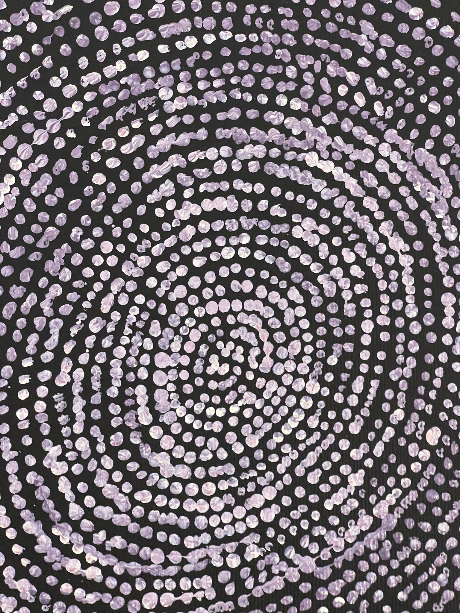 Sarah Napurrurla Leo - Ngapa Jukurrpa (Water Dreaming) - Puyurru  Stretched