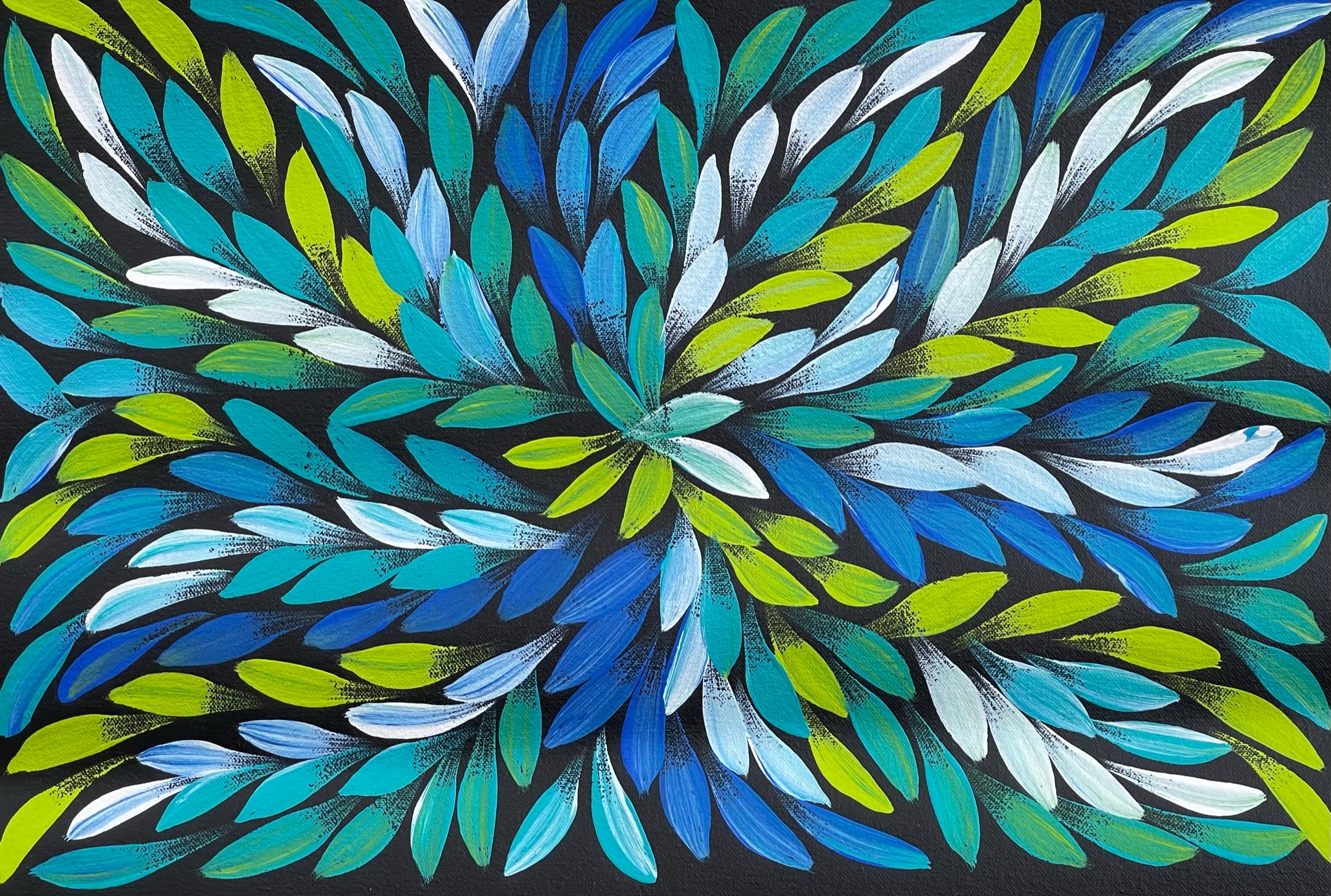 Jacinta Numina - Bush Medicine Leaves - 30x45cm .11-1