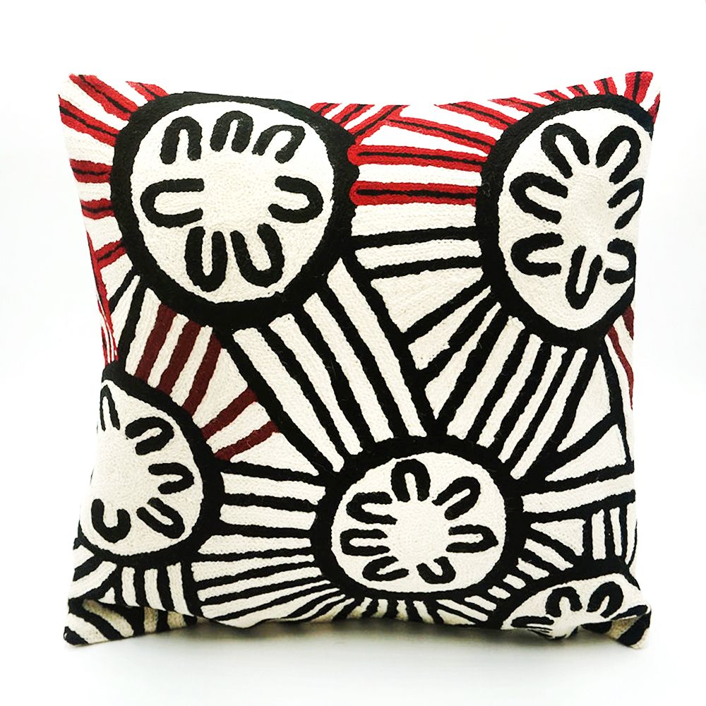 Wool Cushion Cover - Jeanie Uluru Reid