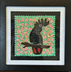 Kathleen Buzzacott - Male Redtail Black Cockatoo - Small, Framed .320