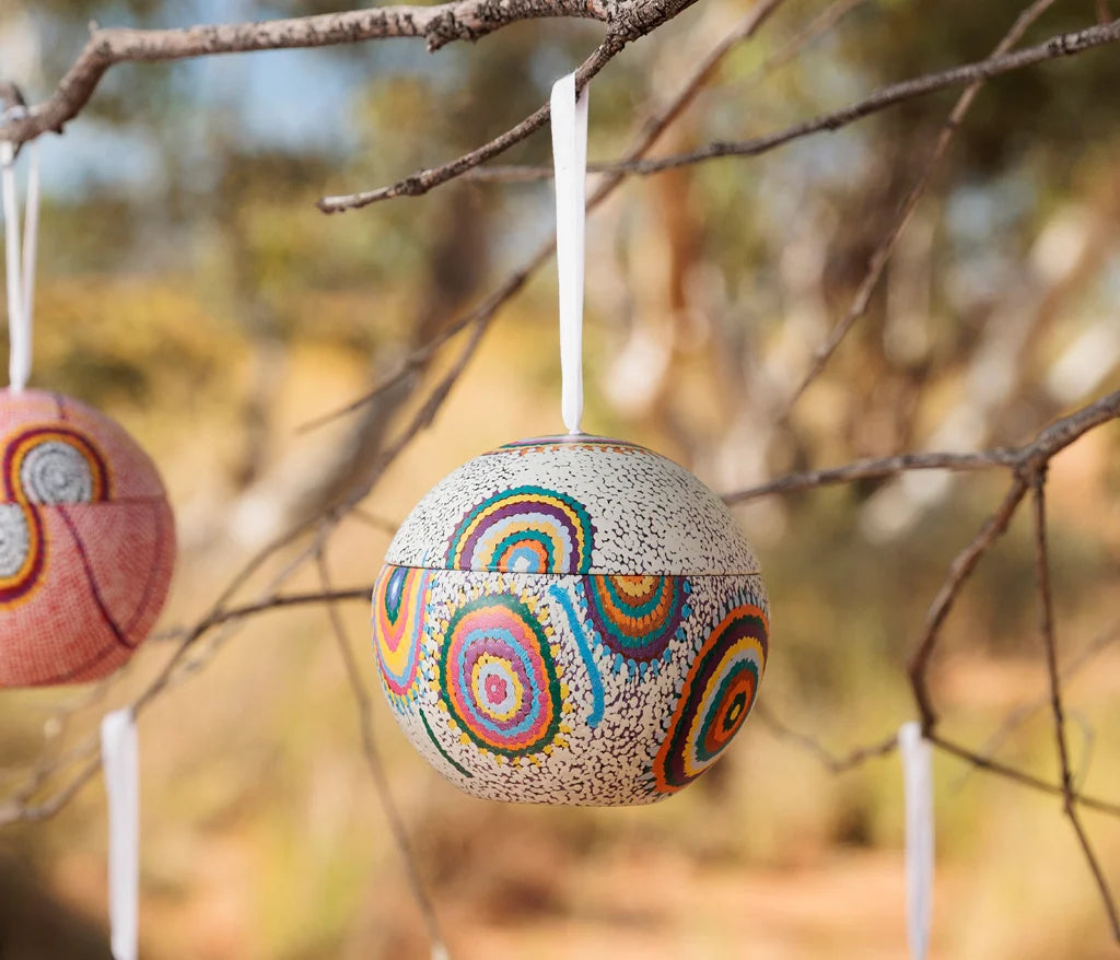 Large Tin Baubles - Jeanie Nampijinpa Ross