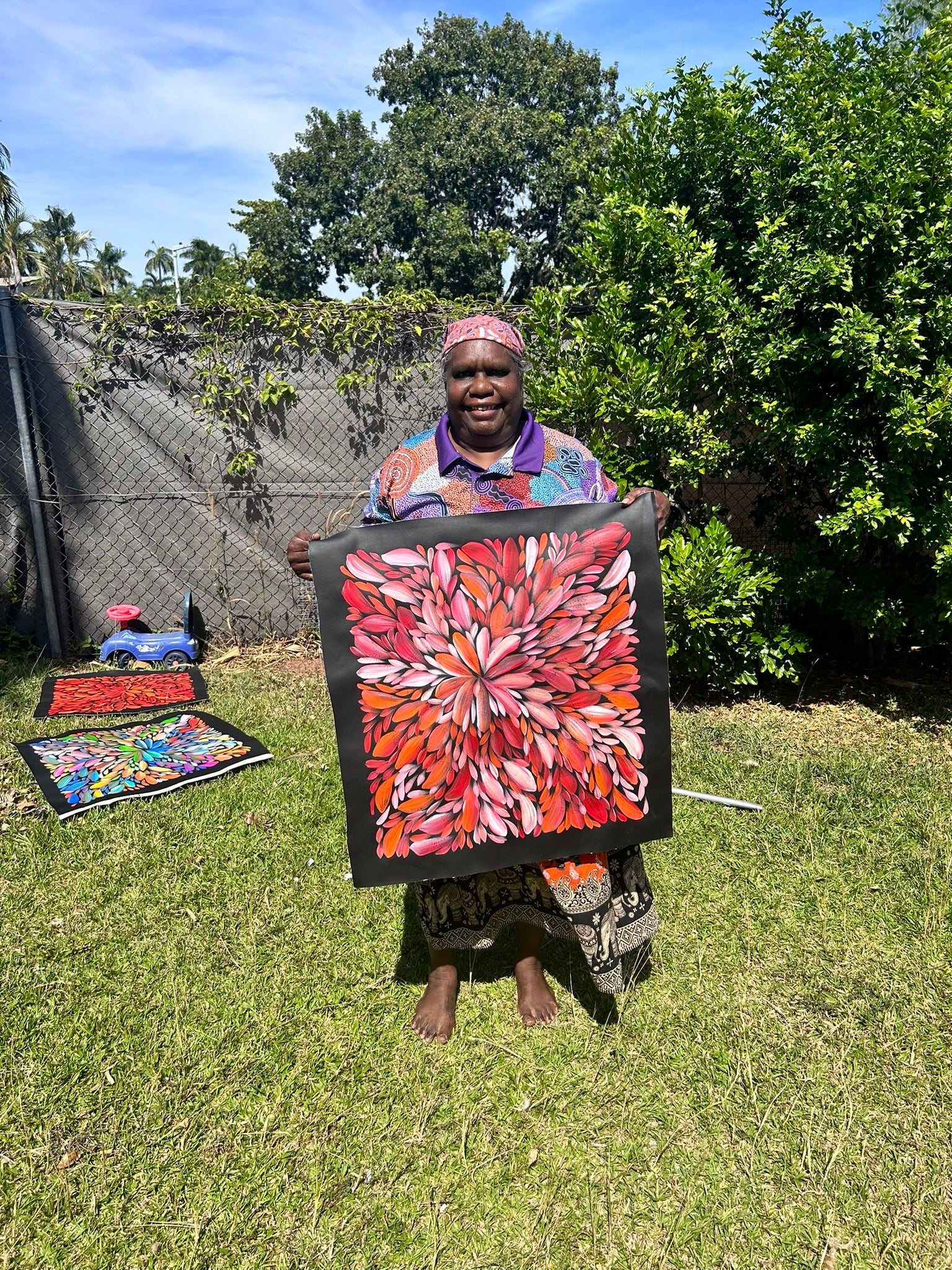 Louise Numina Napananka - Bush Medicine Leaves .49-18