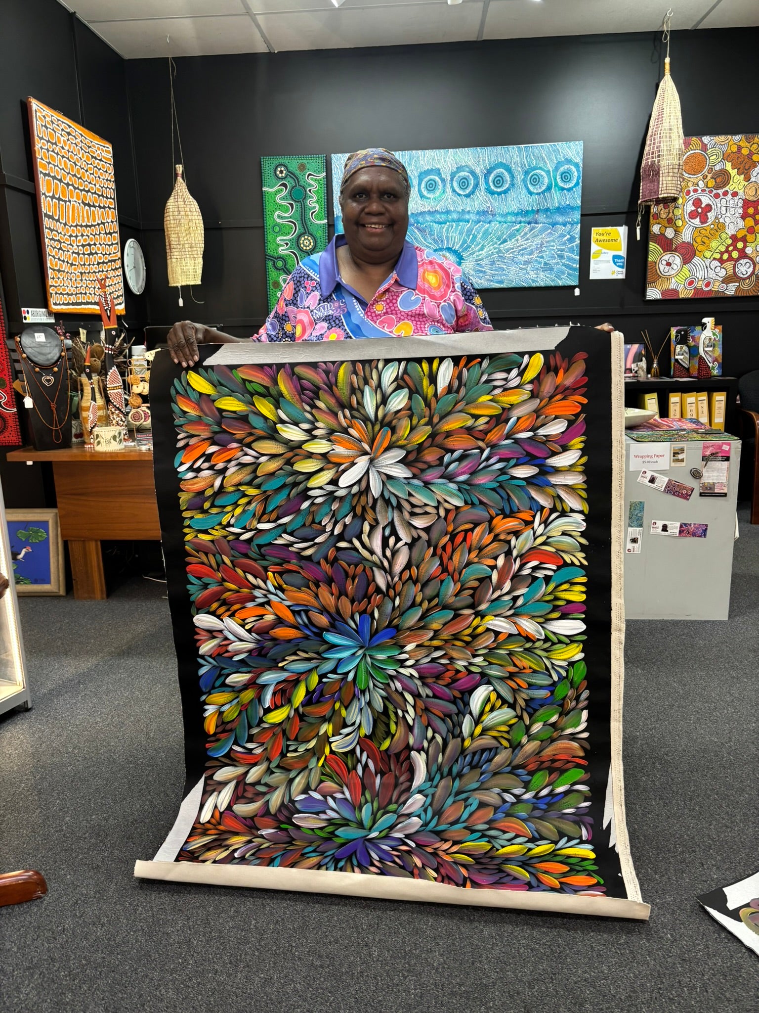 Louise Numina Napananka - Bush Medicine Leaves .49-37