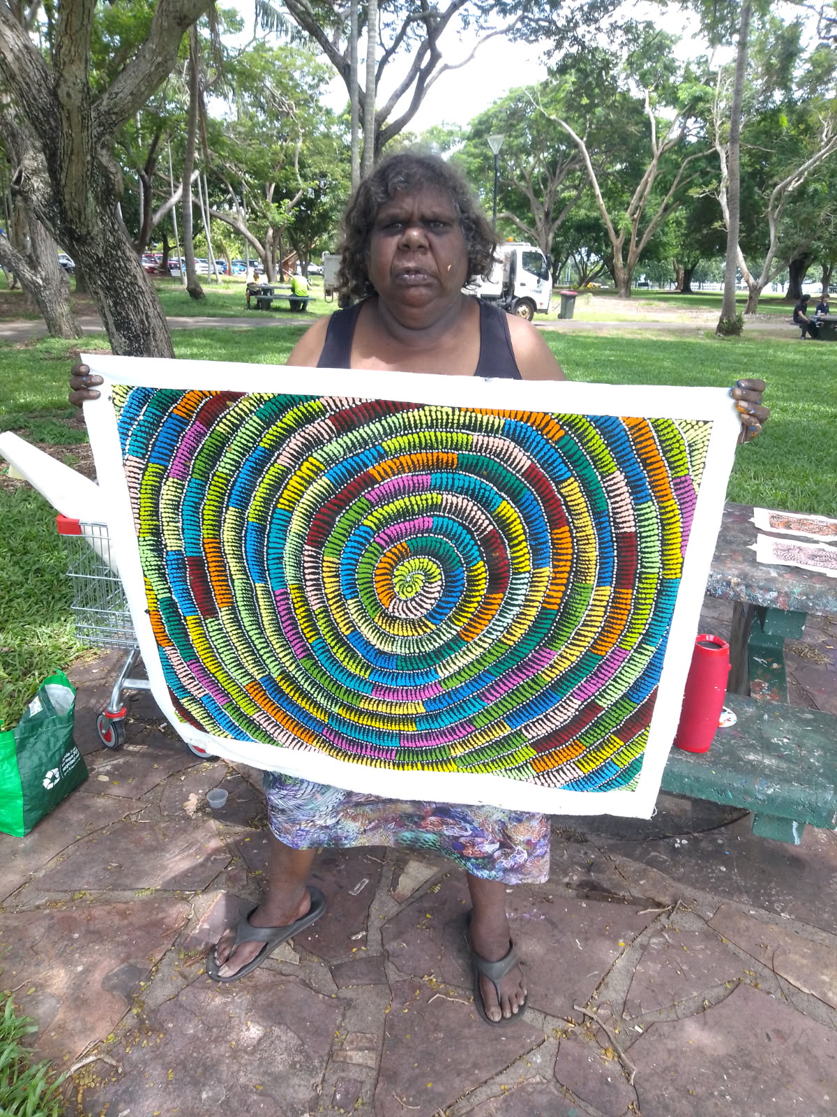 Maria Nampijinpa Brown - Flying Ants Dreaming .12-2