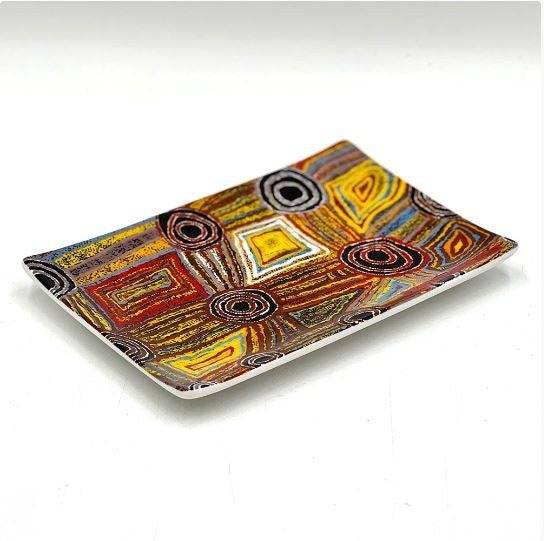 Salad Bowl Small Mary Napangardi Brown - Better World Arts main image 0