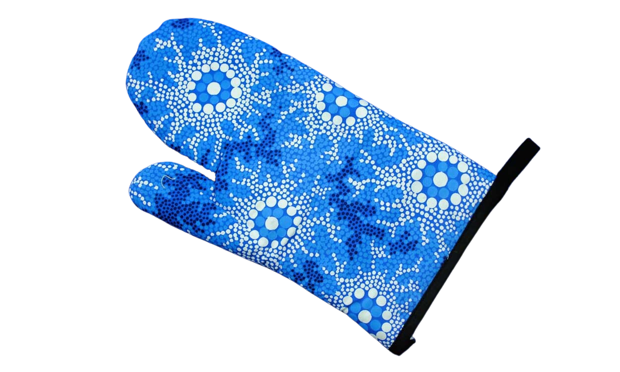 Oven Glove Mitt - Stephen Hogarth - Waterhole Dreaming