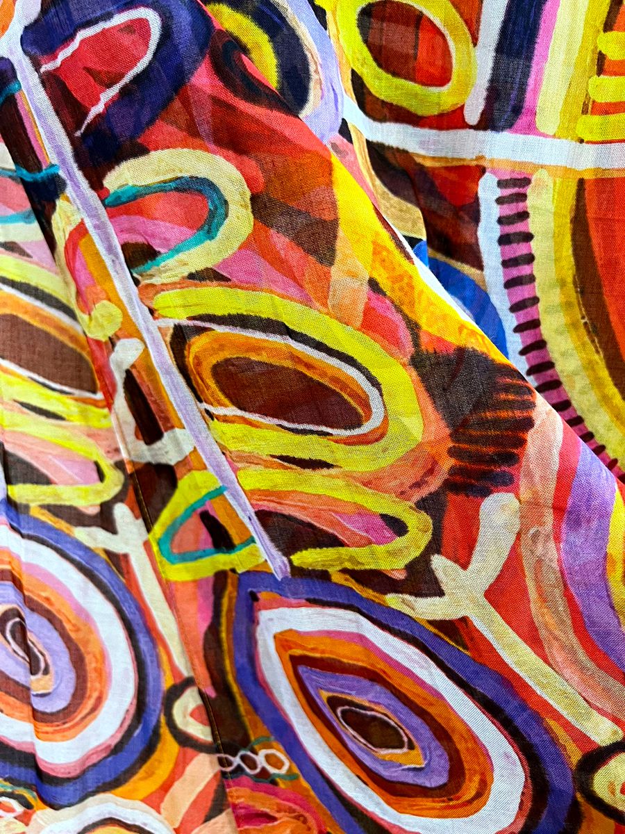 Organic Cotton Summer Scarf - Cedric Varcoe - Muthabaringga