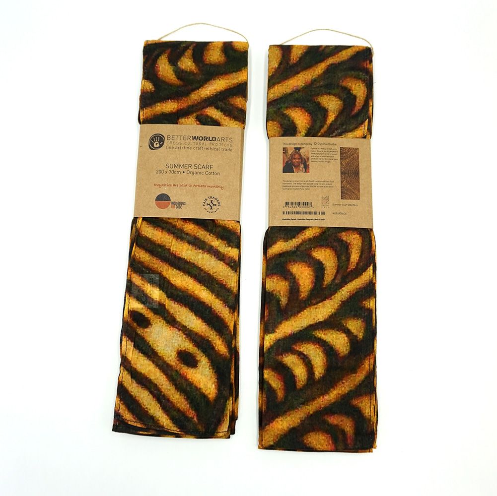 Organic Cotton Summer Scarf - Cynthia Burke