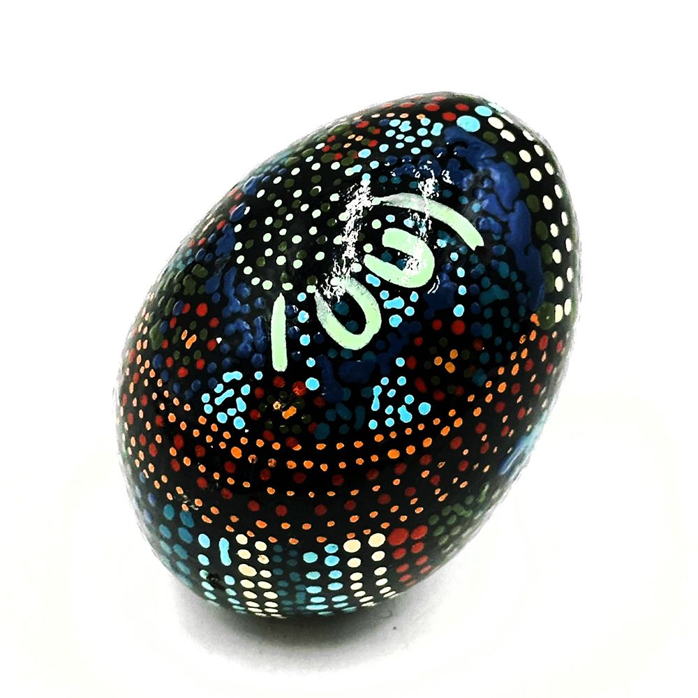 Ornamental Egg - Julie Woods - Minyma Kutjara - with bag