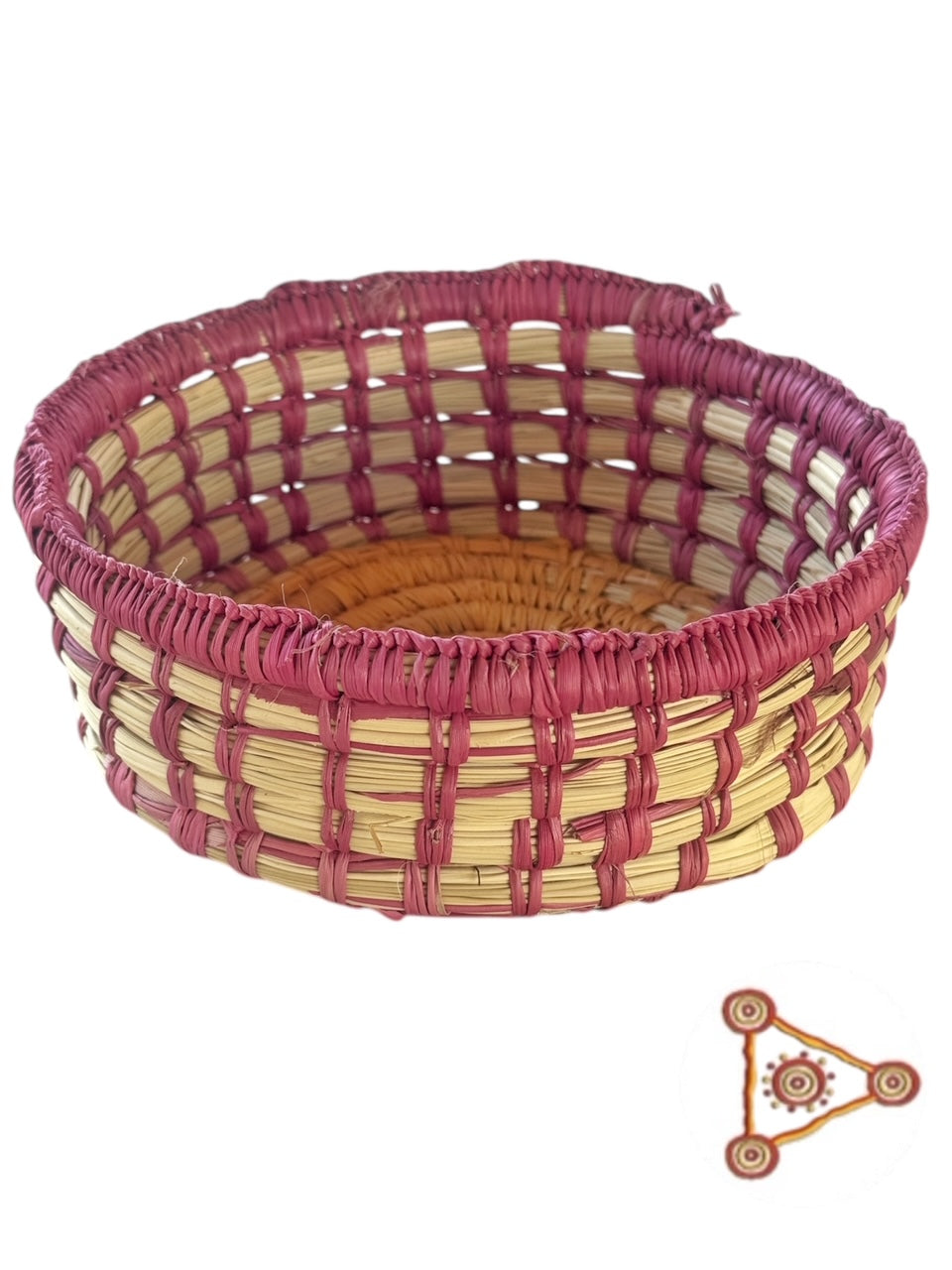 Coiled Pandanus Basket - Doreen Djorlom