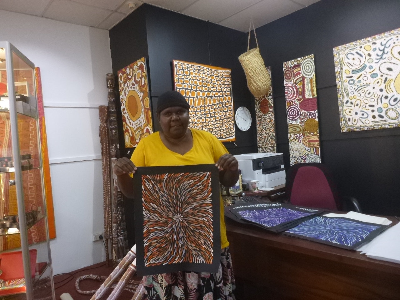 Sharon Numina - Bush Medicine Leaves- 33x42cm .63-12