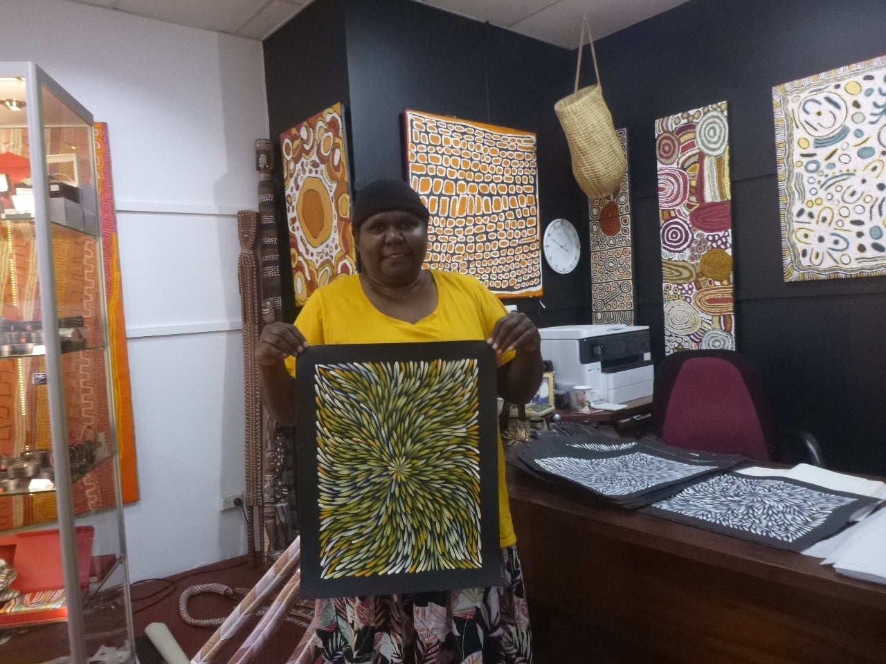 Sharon Numina - Bush Medicine Leaves- 33x42cm .63-16