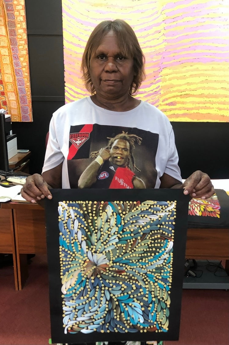 Caroline Numina - Bush Medicine Leaves and Seeds - 33x44cm .73-10