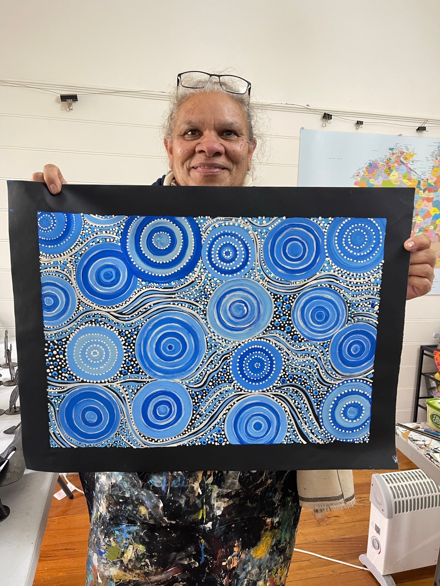 Deidre Burgoyne Rosier - Water Dreaming - 36x51cm .17-5