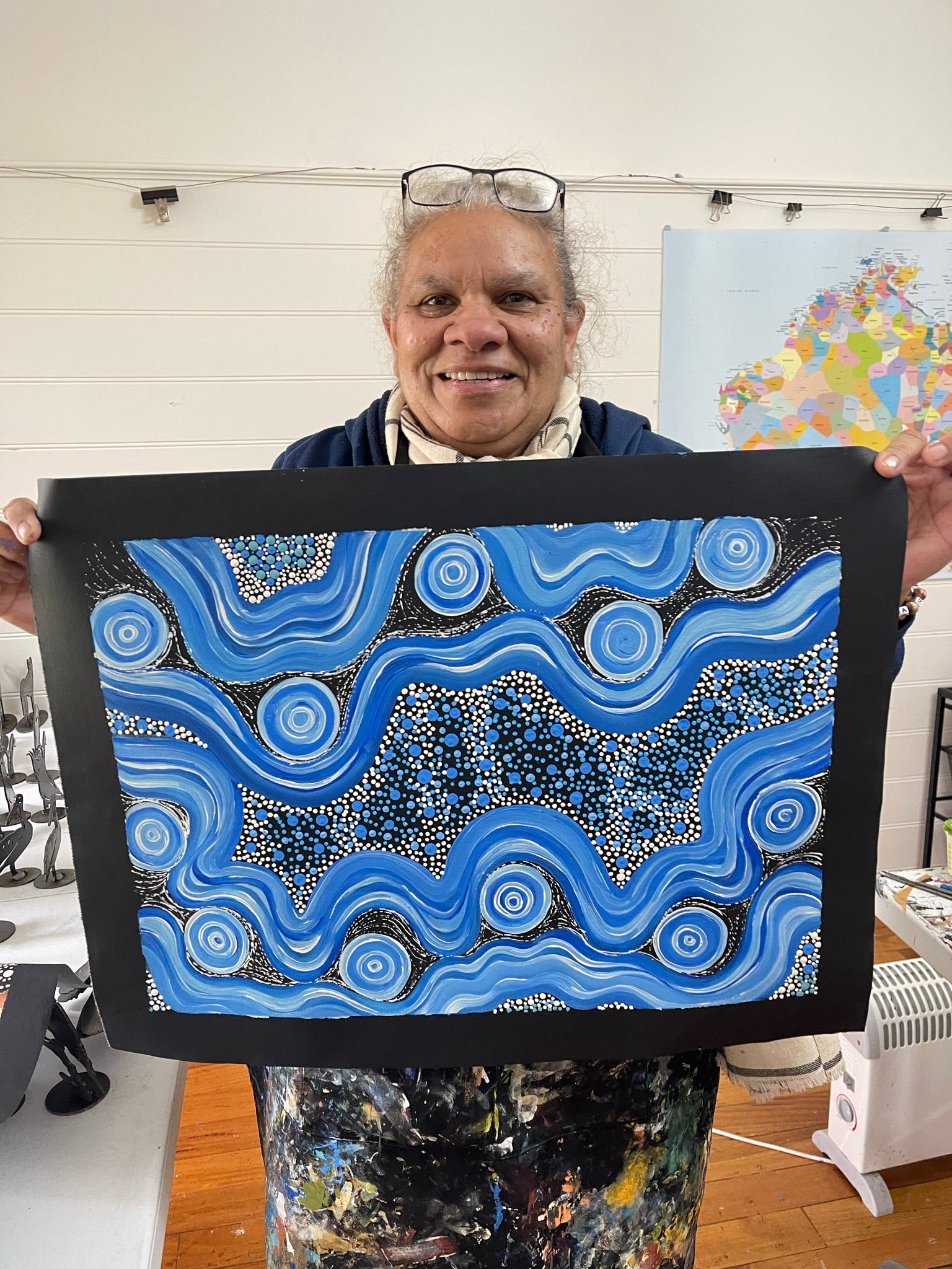 Deidre Burgoyne Rosier - Water Dreaming - 36x51cm .17-6