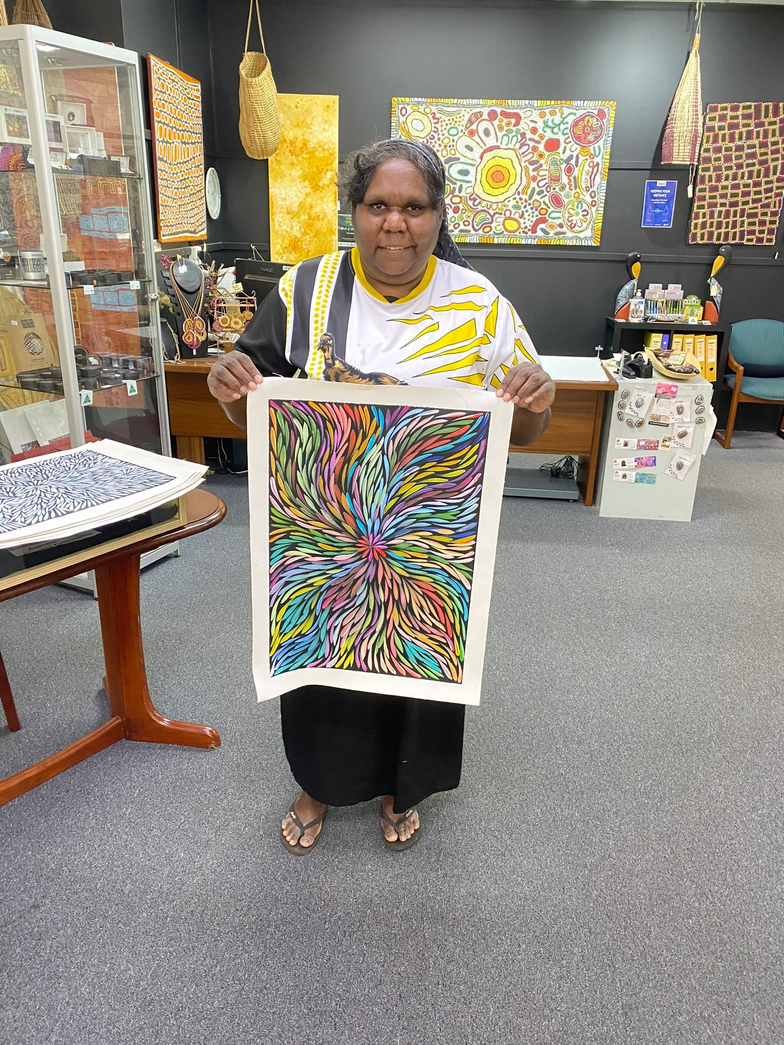Sharon Numina - Bush Medicine Leaves- 38x53cm .20-2