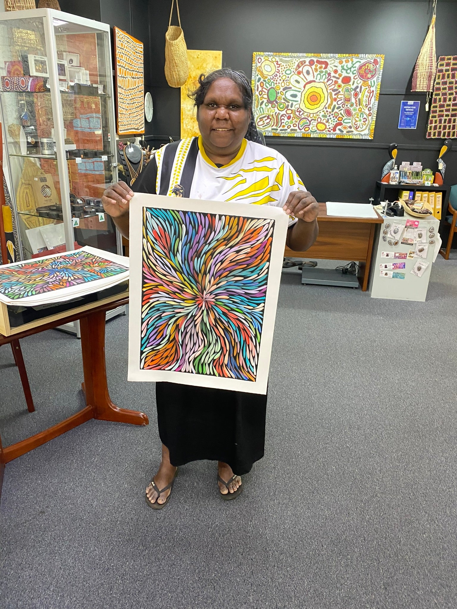 Sharon Numina - Bush Medicine Leaves- 38x53cm .20-4
