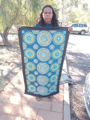 Maryanne Gibson - Bush Medicine, Bush Seeds, and Wild Bush Flowers - 112x59cm .27-3