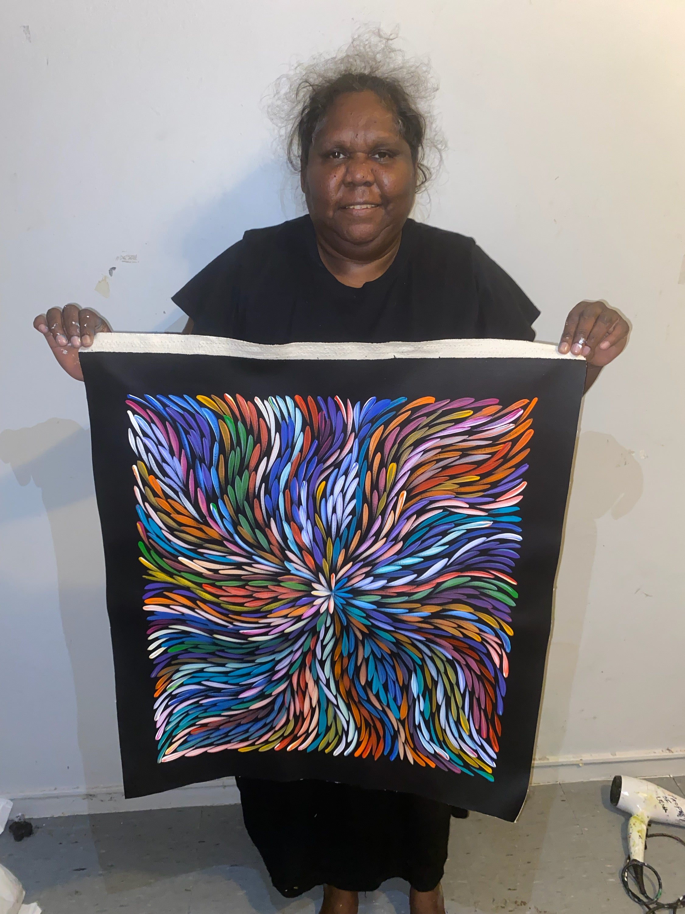 Sharon Numina - Bush Medicine Leaves - 54x61cm .28-3