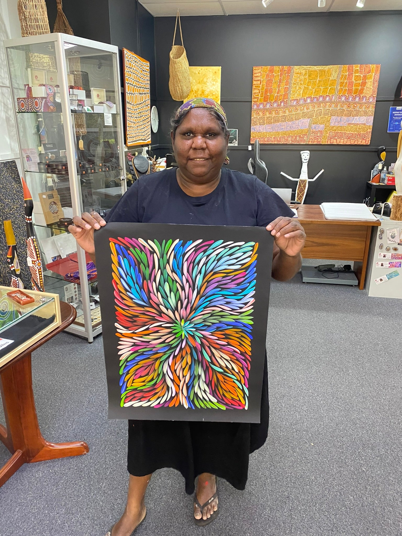 Sharon Numina - Bush Medicine Leaves- 36x52cm .28-35