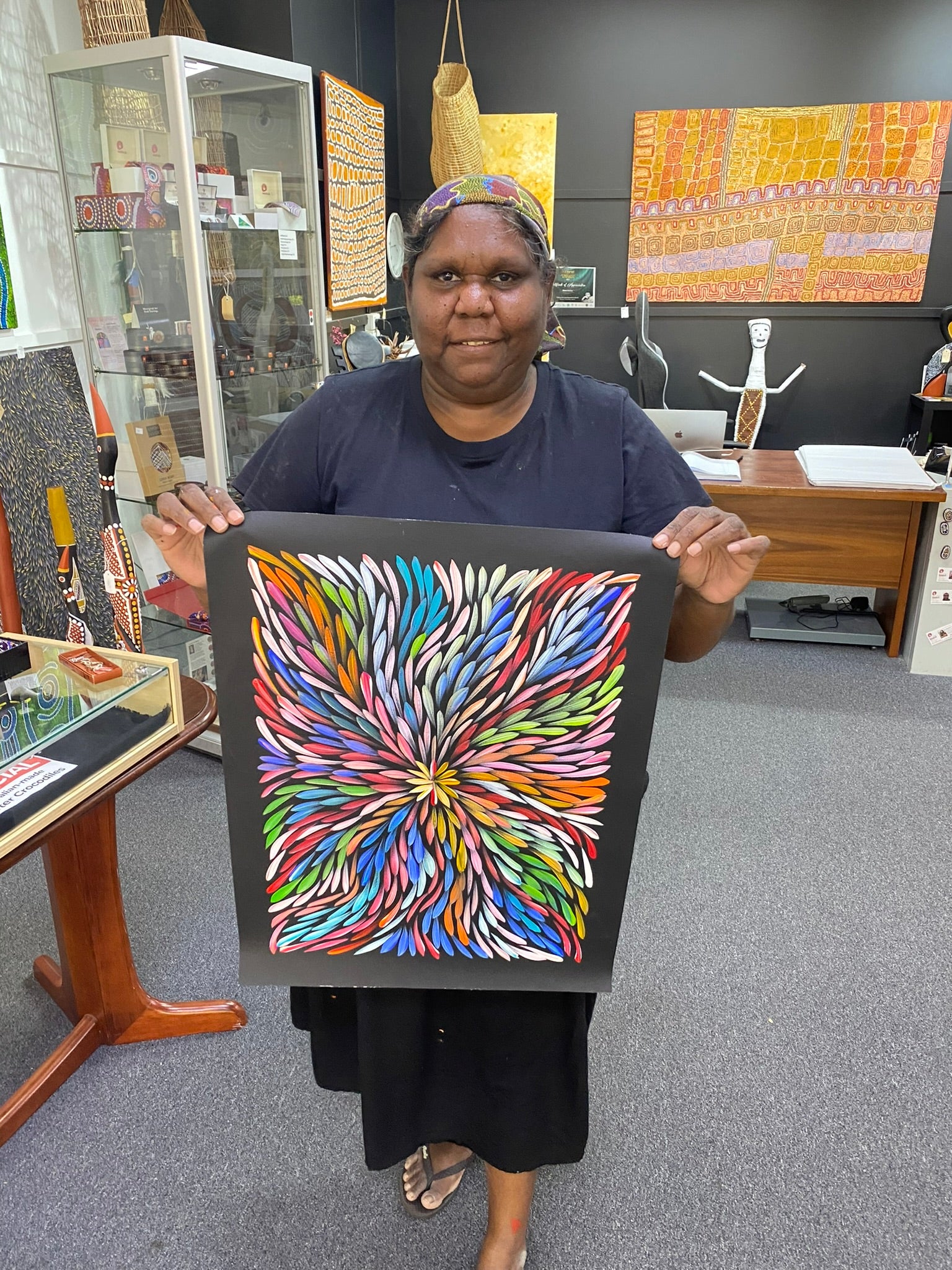 Sharon Numina - Bush Medicine Leaves- 36x52cm .28-38