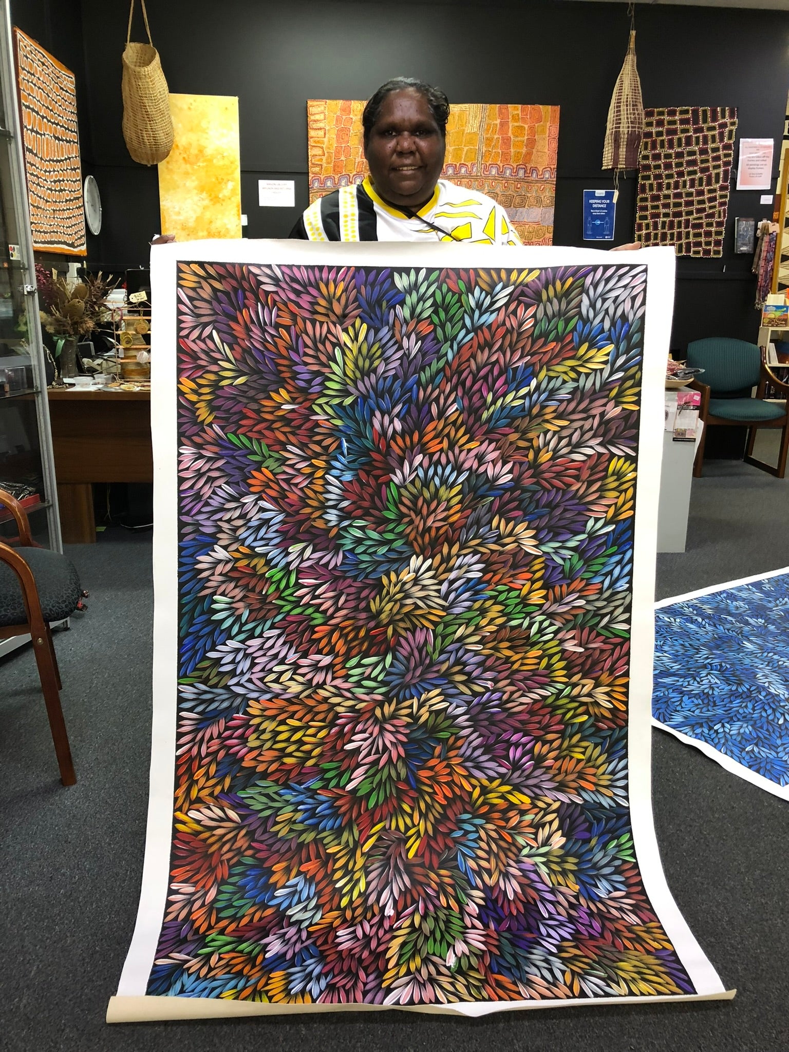 Sharon Numina - Bush Medicine Leaves - 153x95cm .55-26