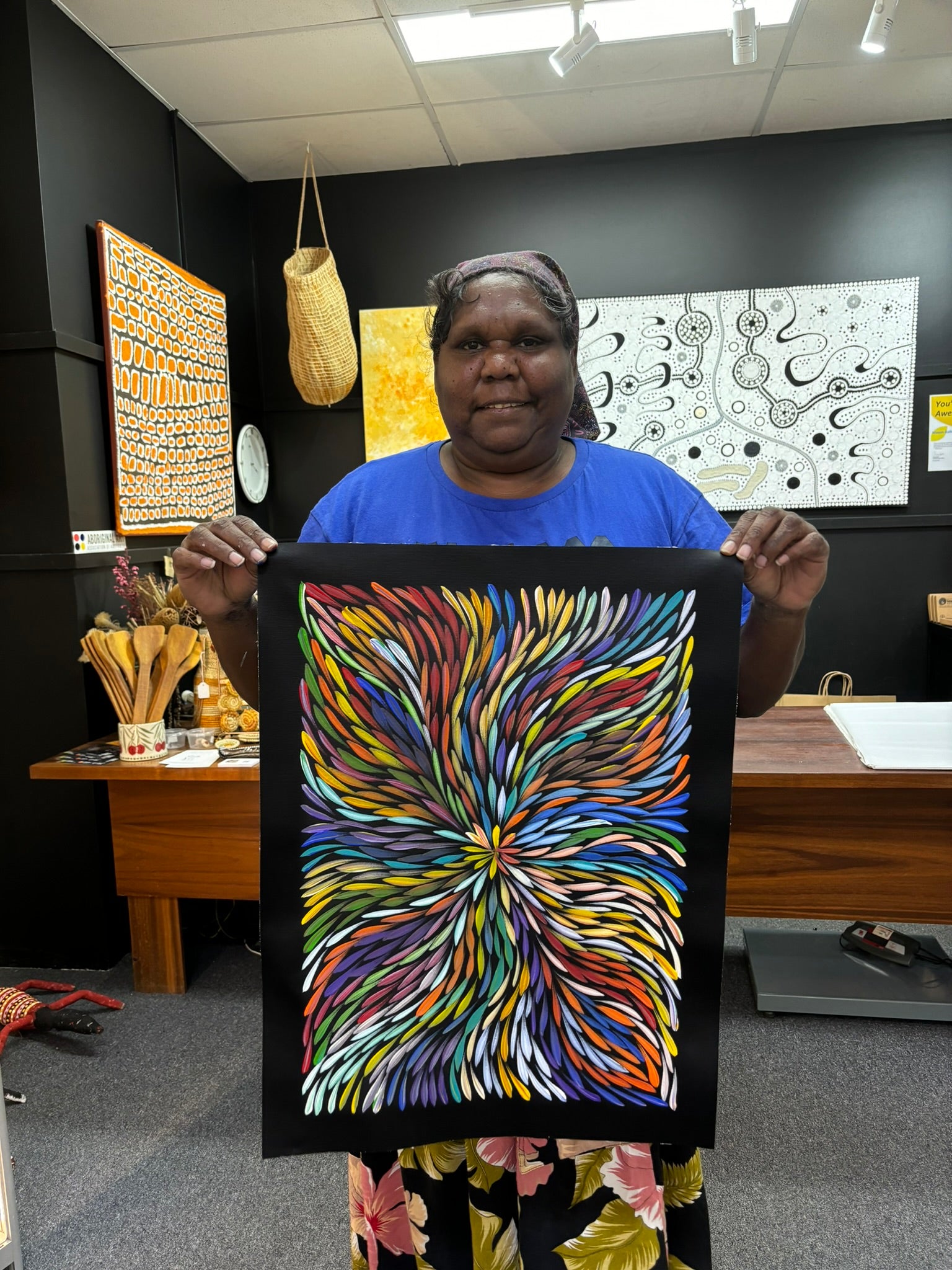 Sharon Numina - Bush Medicine Leaves- 38x53cm .76-16