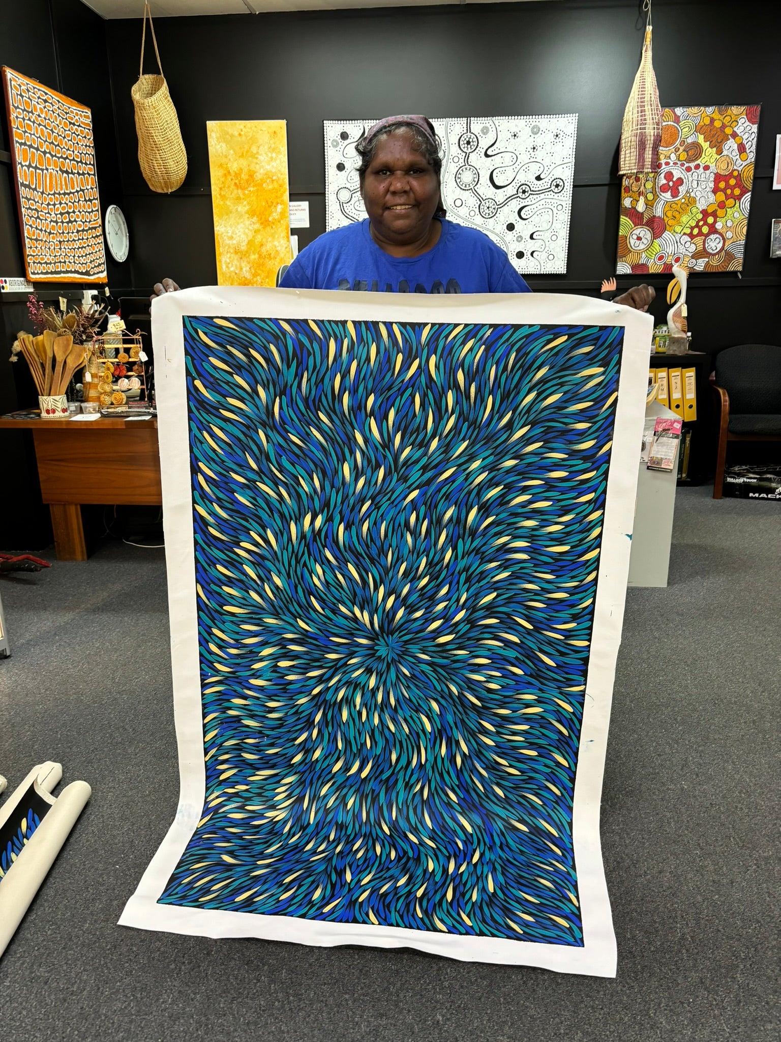 Sharon Numina - Bush Medicine Leaves - 148x90 .76-6