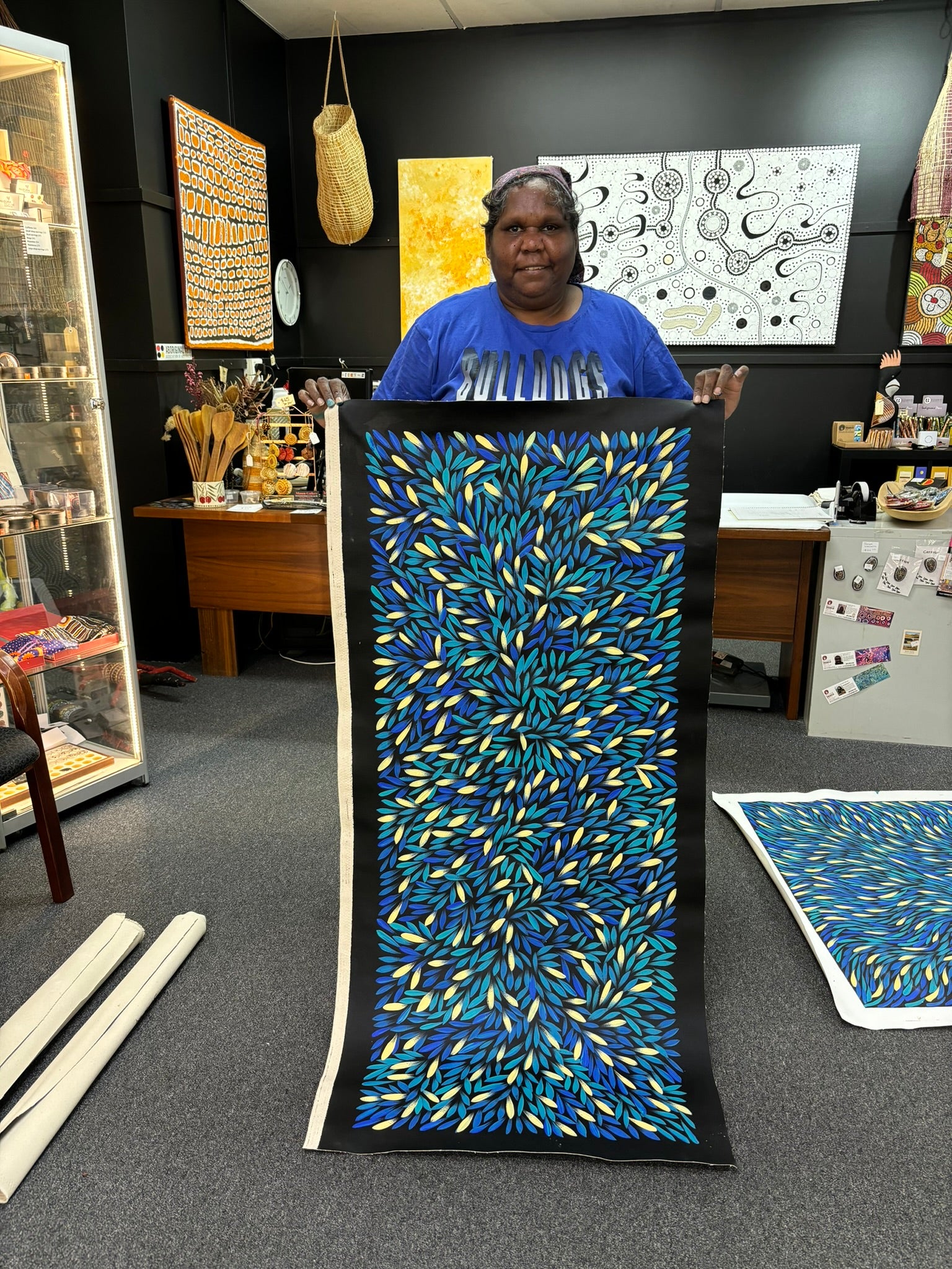 Sharon Numina - Bush Medicine Leaves - 135x57 .76-7