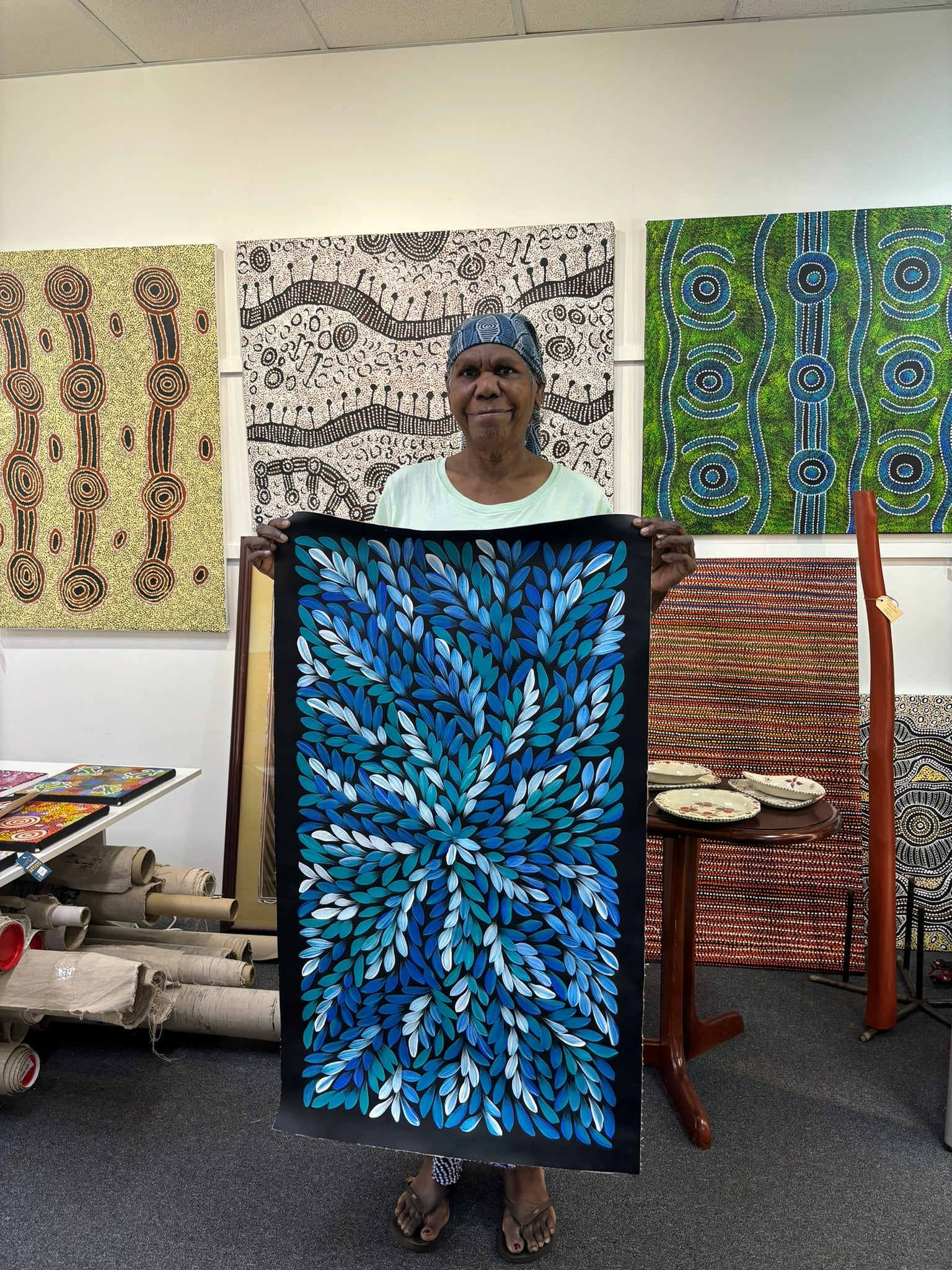 Jacinta Numina Waugh - Bush Medicine Leaves .87-6