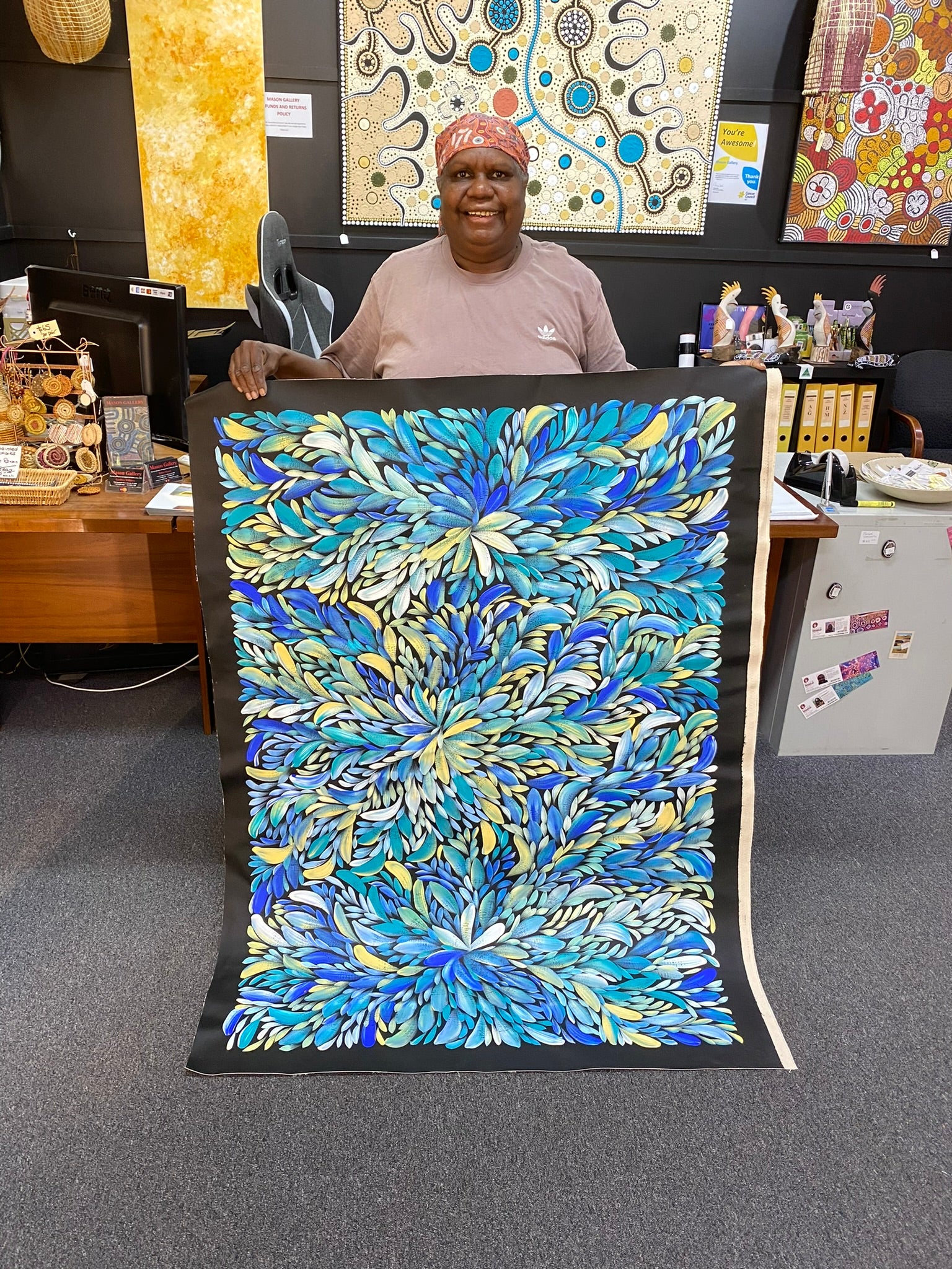 Louise Numina Napananka - Bush Medicine Leaves .00-7