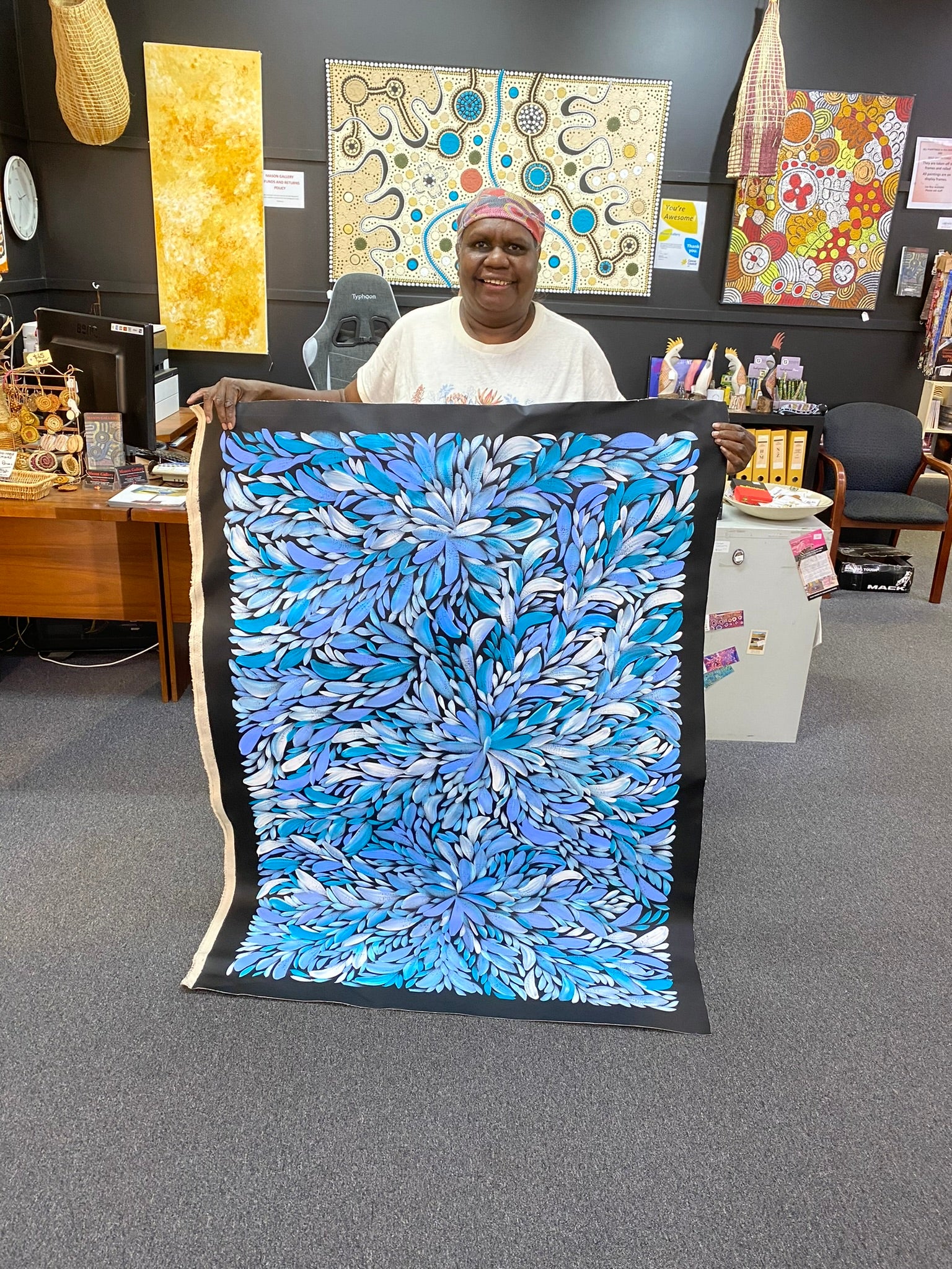 Louise Numina Napananka - Bush Medicine Leaves .00-9