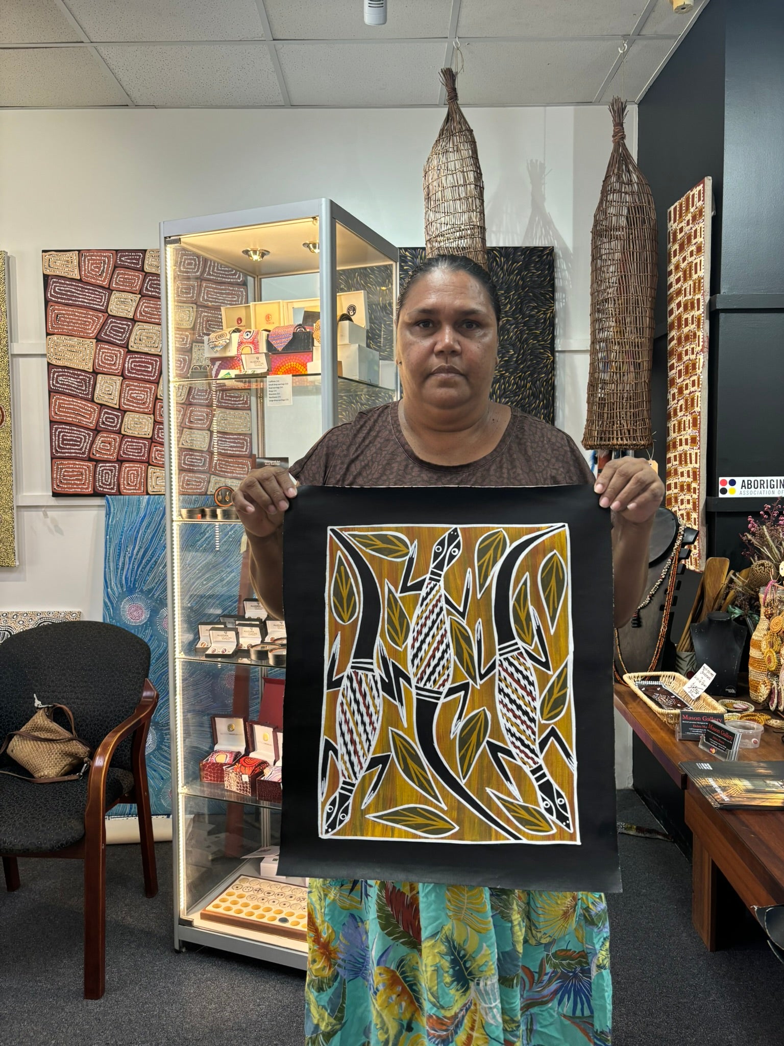 Christine Burarrwanga - Goannas  .01-5