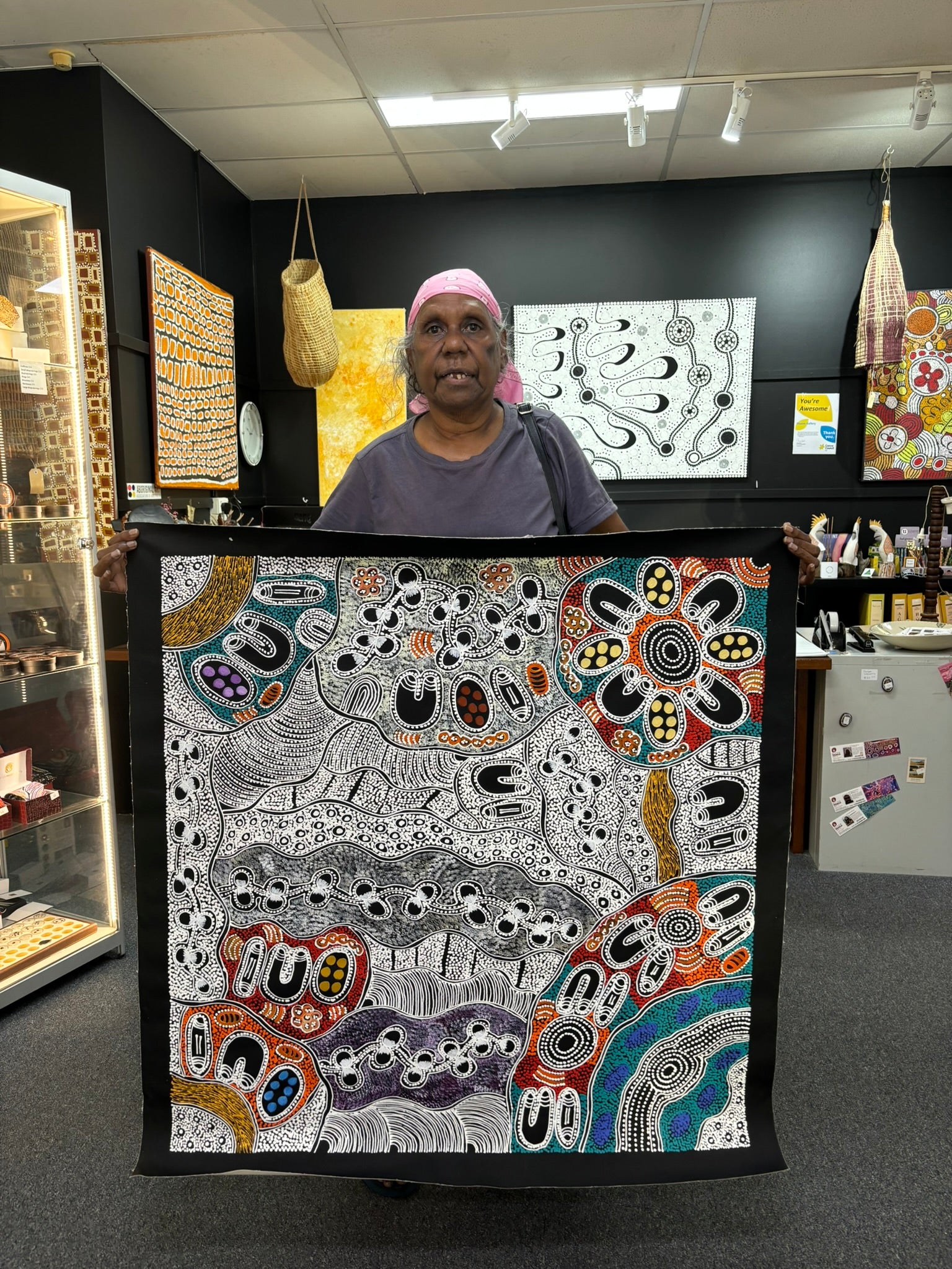 Lanita Numina - My Country Women Collect Bushberries, Medicine Seeds .03-7