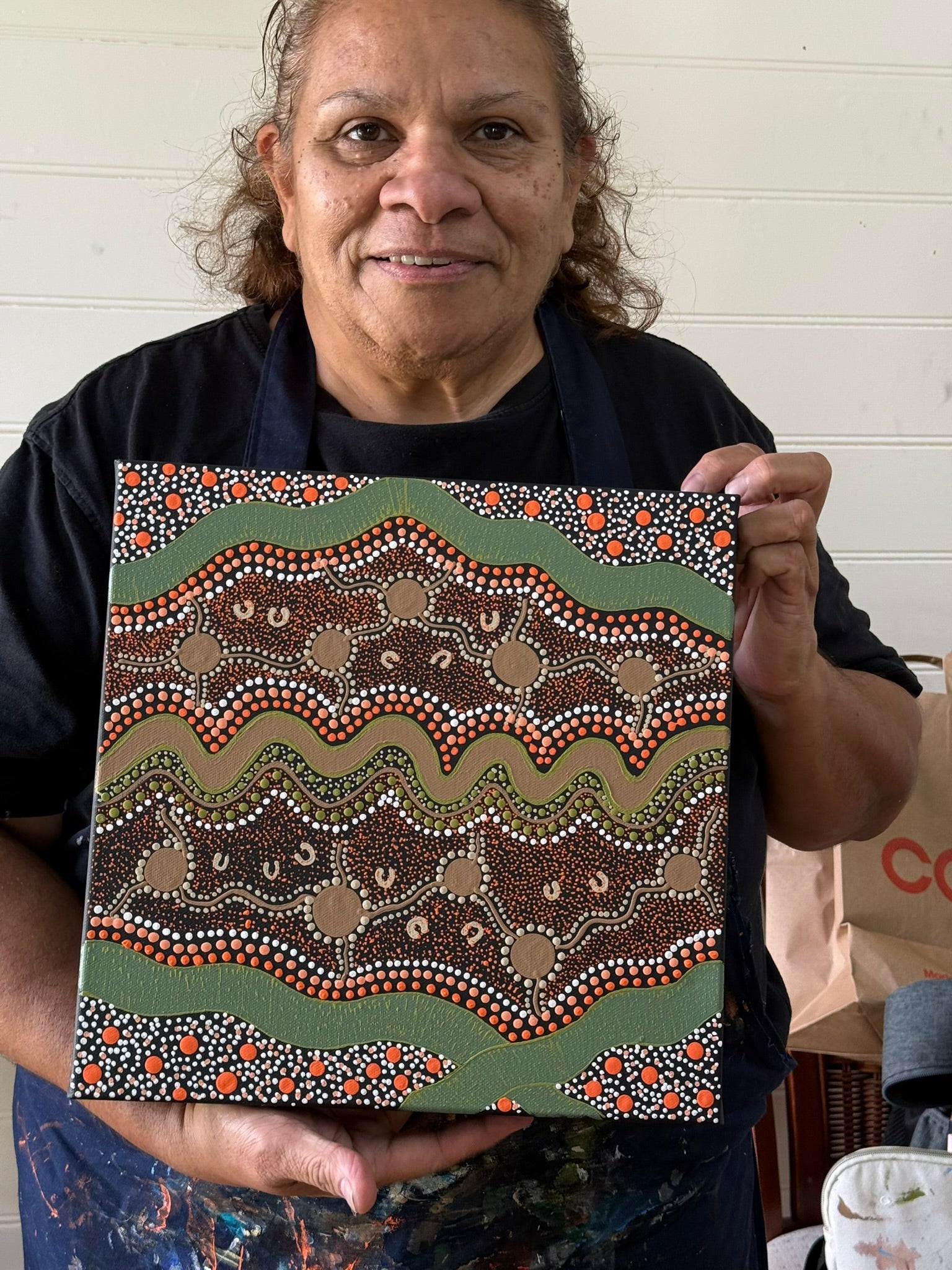 Deidre Burgoyne Rosier - Travelling Through the Lands from the Hills and Flowers .11-6 *pre-stretched*