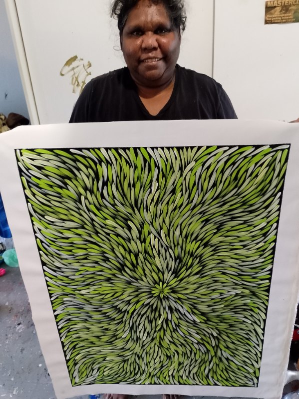 Sharon Numina - Bush Medicine Leaves - 69x92cm .14-23
