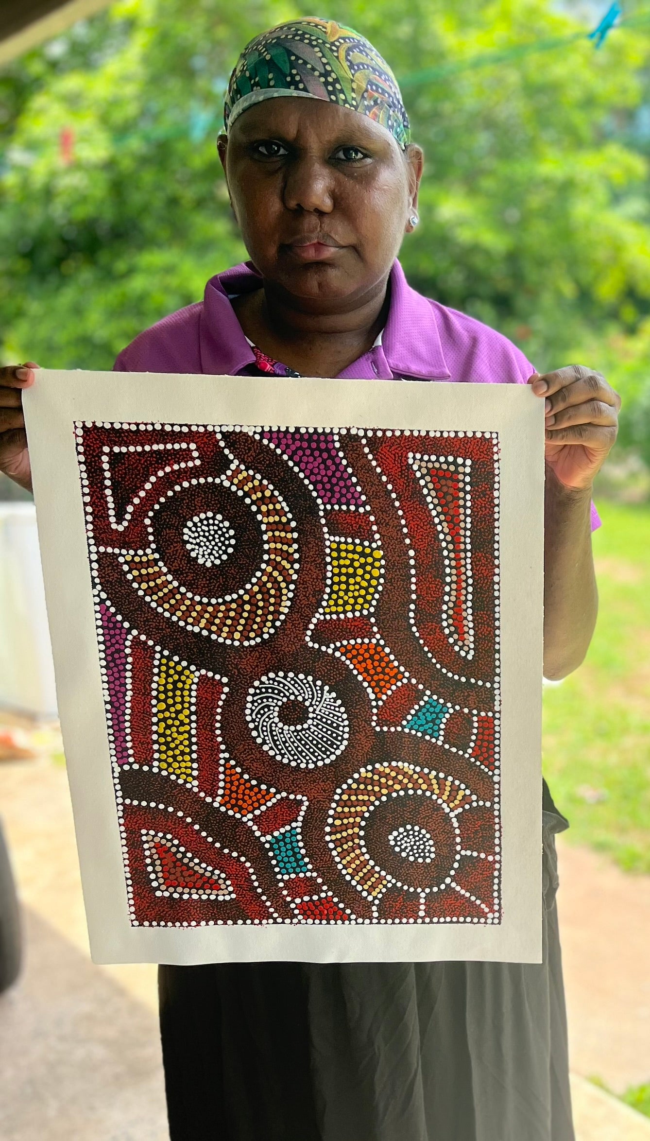 Sharon Turner - Thorny Lizard Dreaming  .16-21