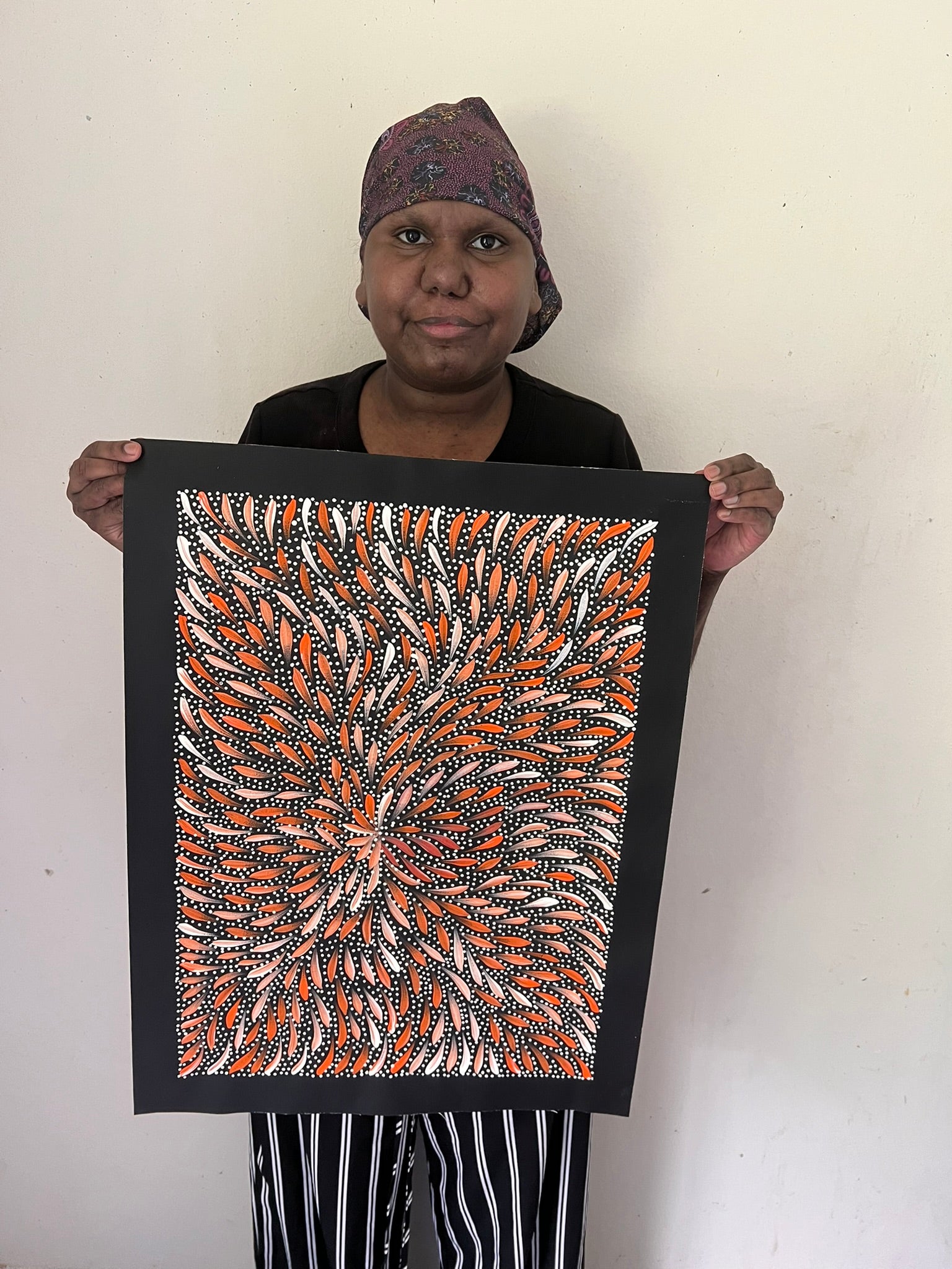 Sharon Turner - Bush Medicine Leaves with Seeds.16-7