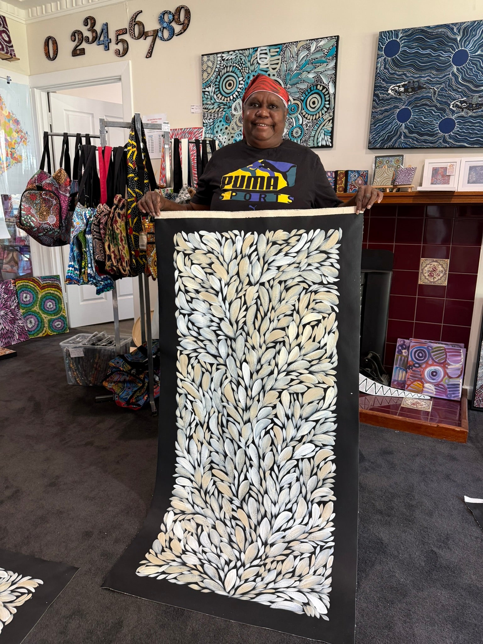 Louise Numina Napananka - Bush Medicine Leaves .19-13