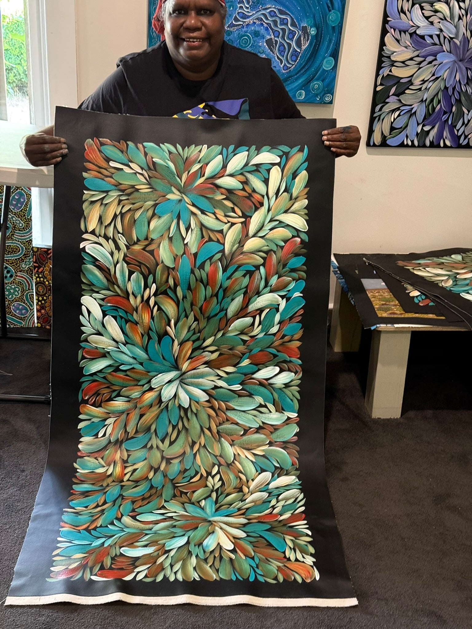 Louise Numina Napananka - Bush Medicine Leaves .21-17