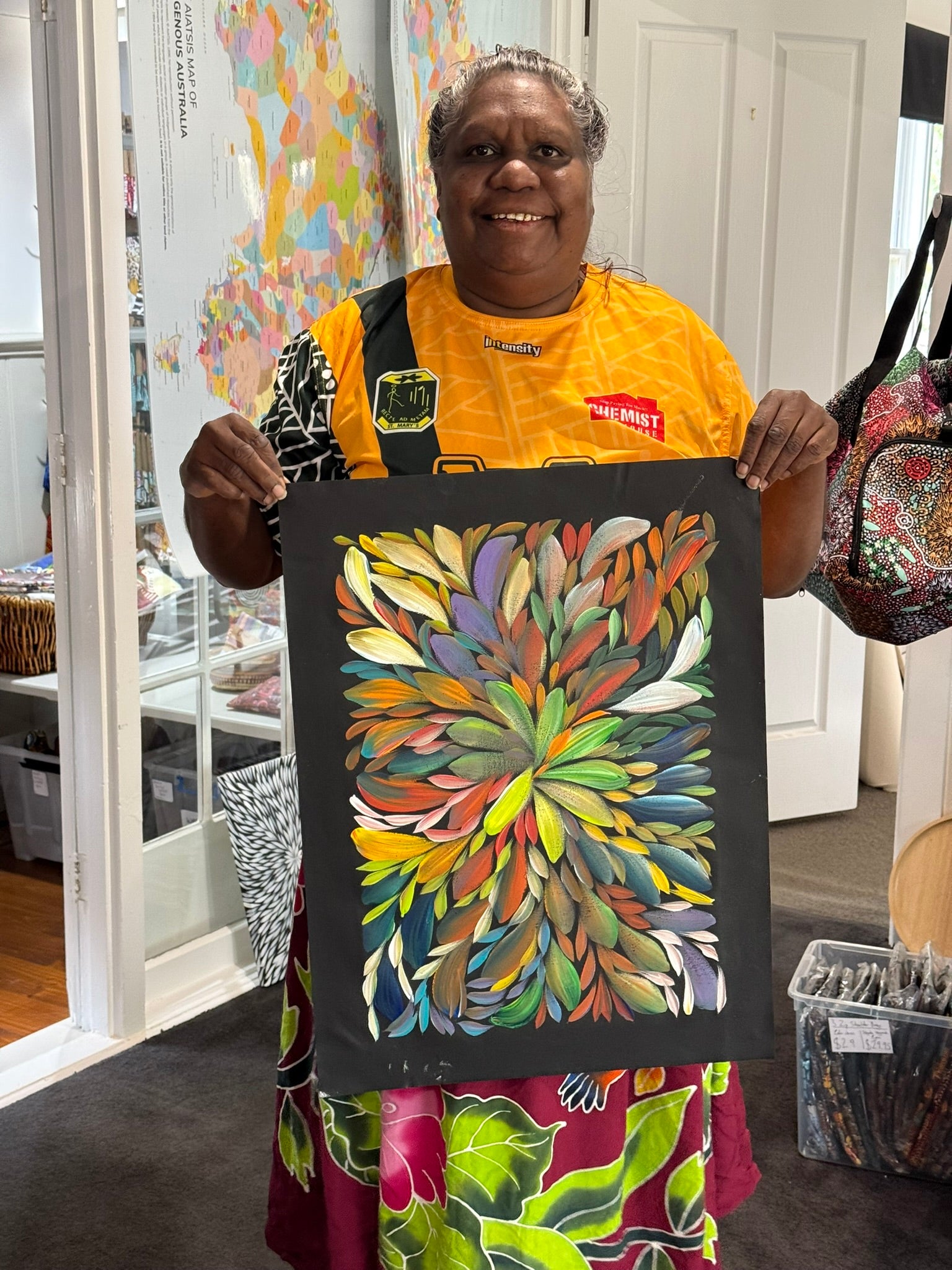 Louise Numina Napananka - Bush Medicine Leaves .22-2