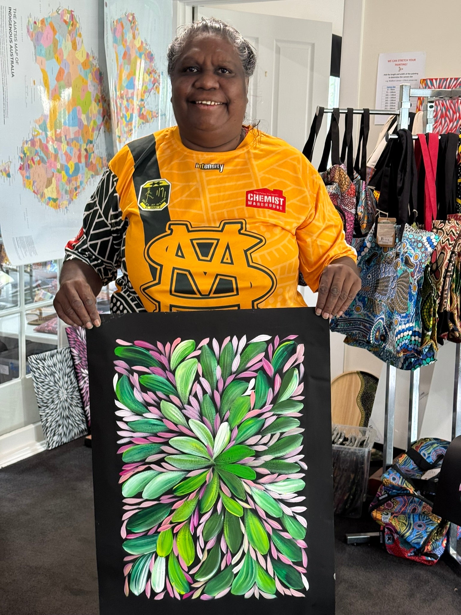 Louise Numina Napananka - Bush Medicine Leaves .22-27