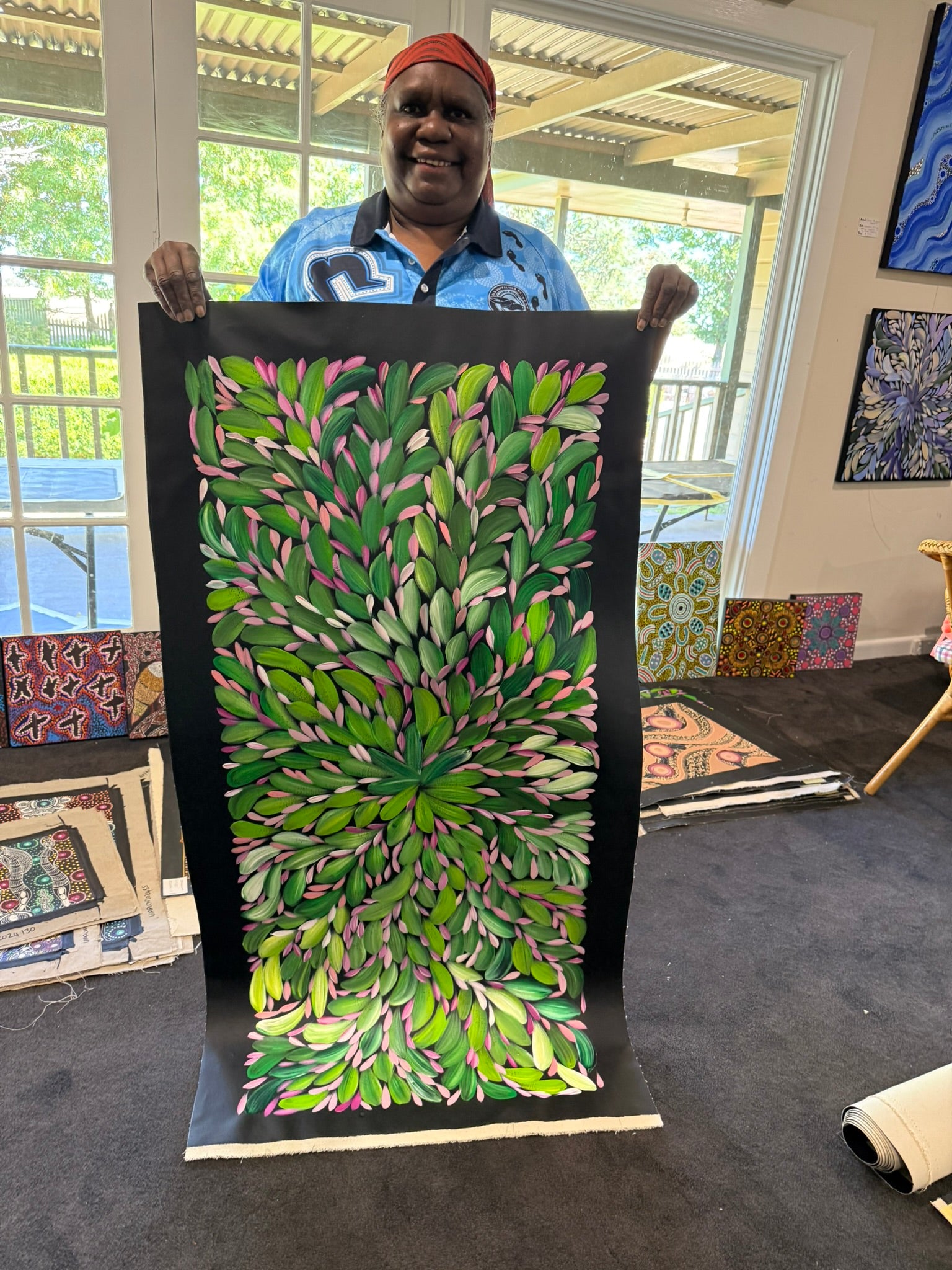 Louise Numina Napananka - Bush Medicine Leaves .23-15